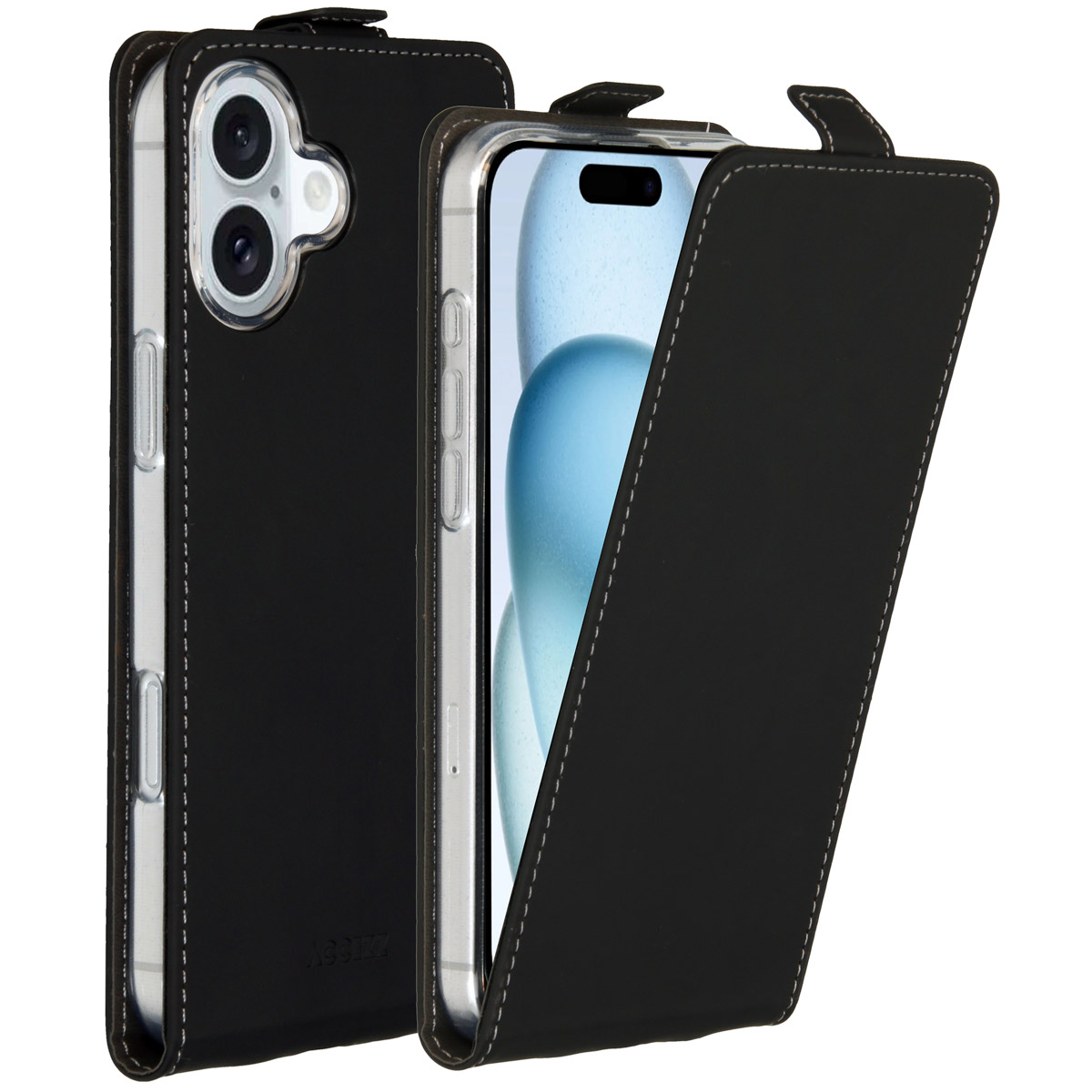 Accezz Flip Case für das Apple iPhone 16 Plus - Schwarz