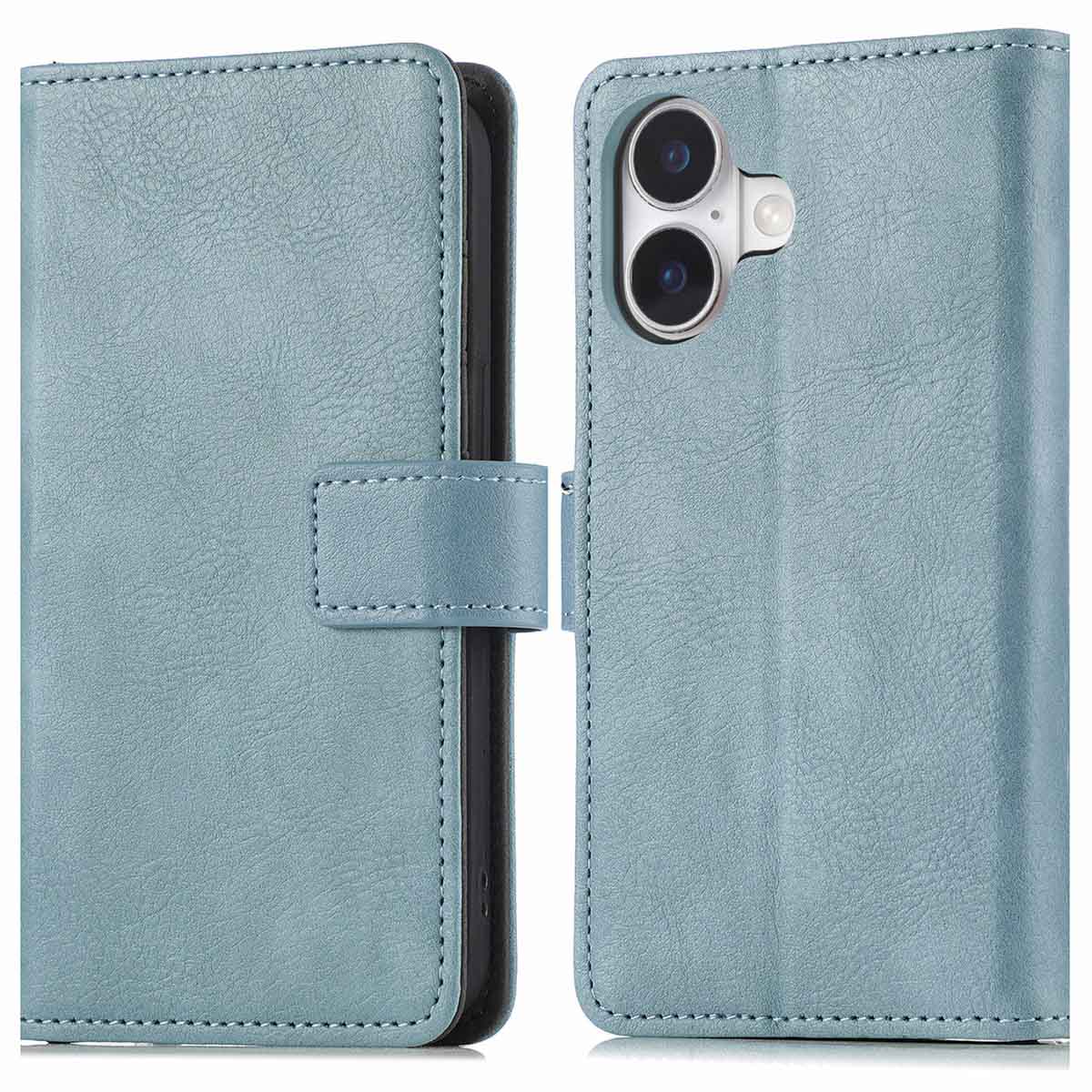 imoshion Luxuriöse Klapphülle für das Apple iPhone 16 - Air Blue
