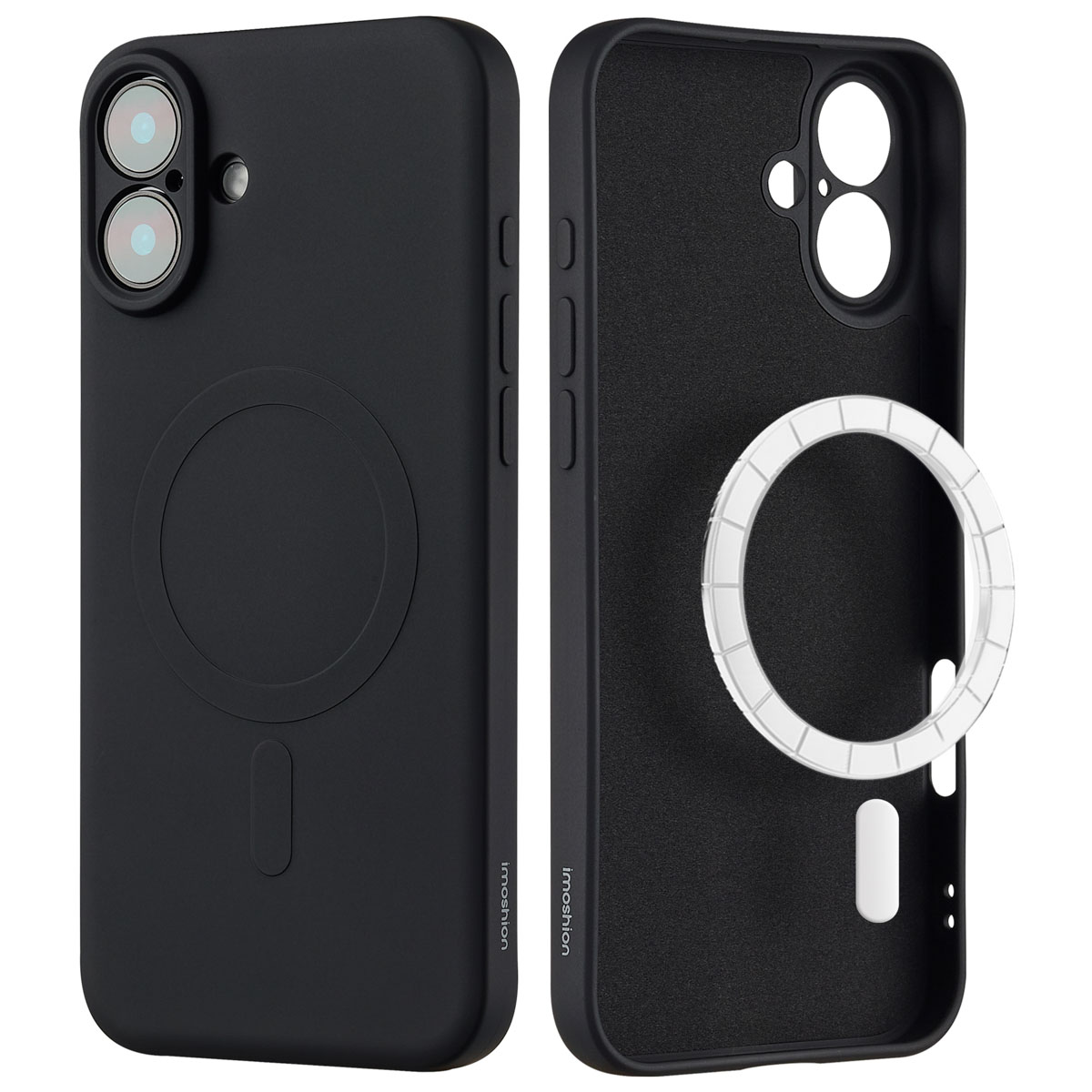imoshion Color Back Cover mit MagSafe für das Apple iPhone 16 - Schwarz