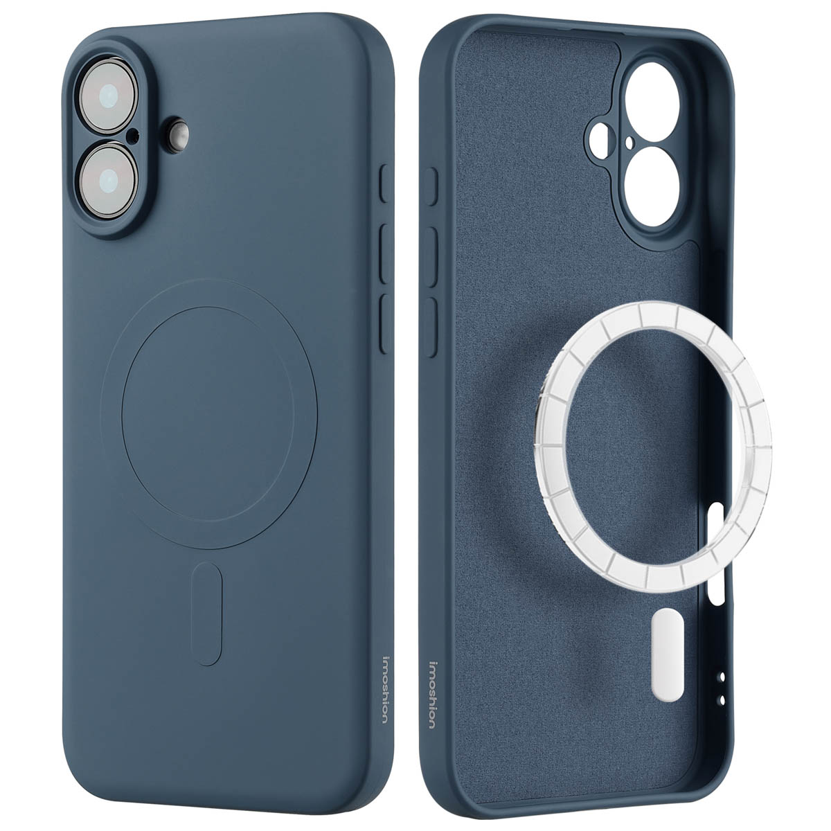 imoshion Color Back Cover mit MagSafe für das Apple iPhone 16 - Dunkelblau