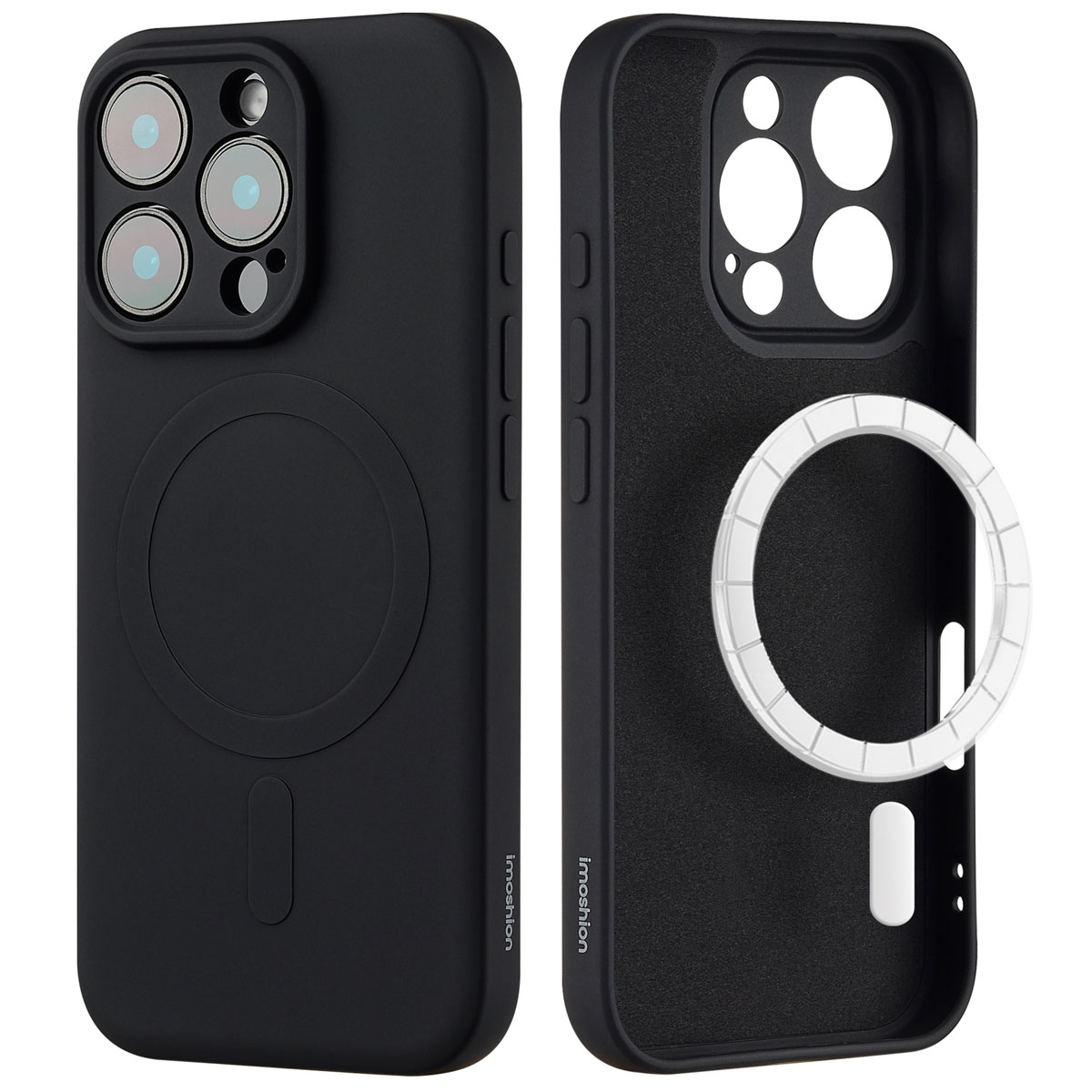 imoshion Color Back Cover mit MagSafe für das Apple iPhone 16 Pro - Schwarz