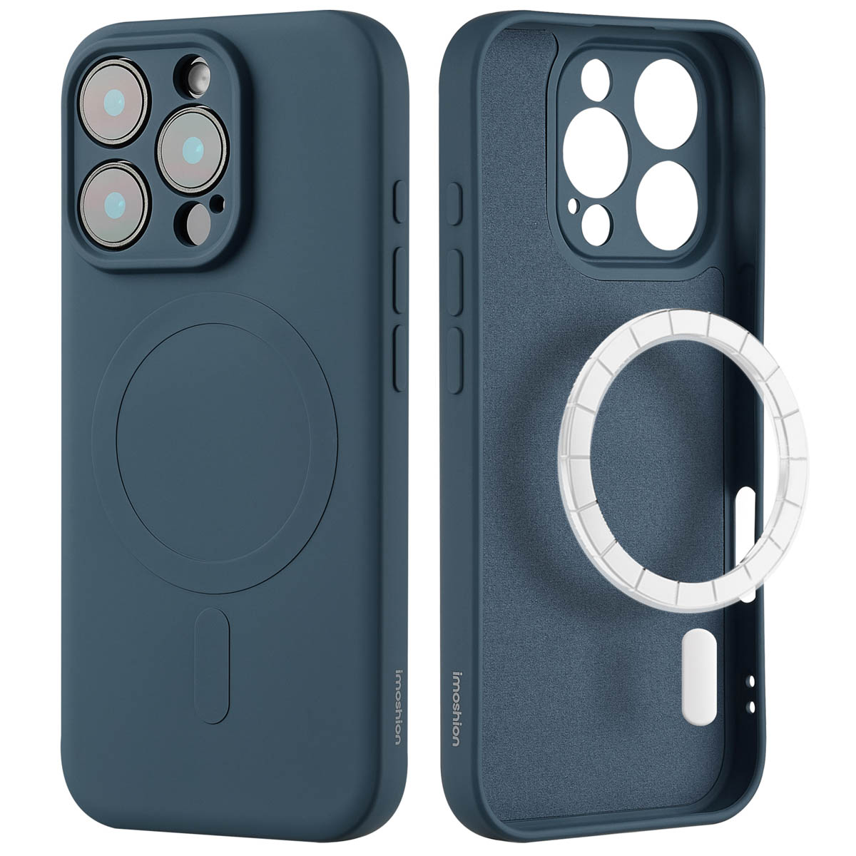 imoshion Color Back Cover mit MagSafe für das Apple iPhone 16 Pro - Dunkelblau