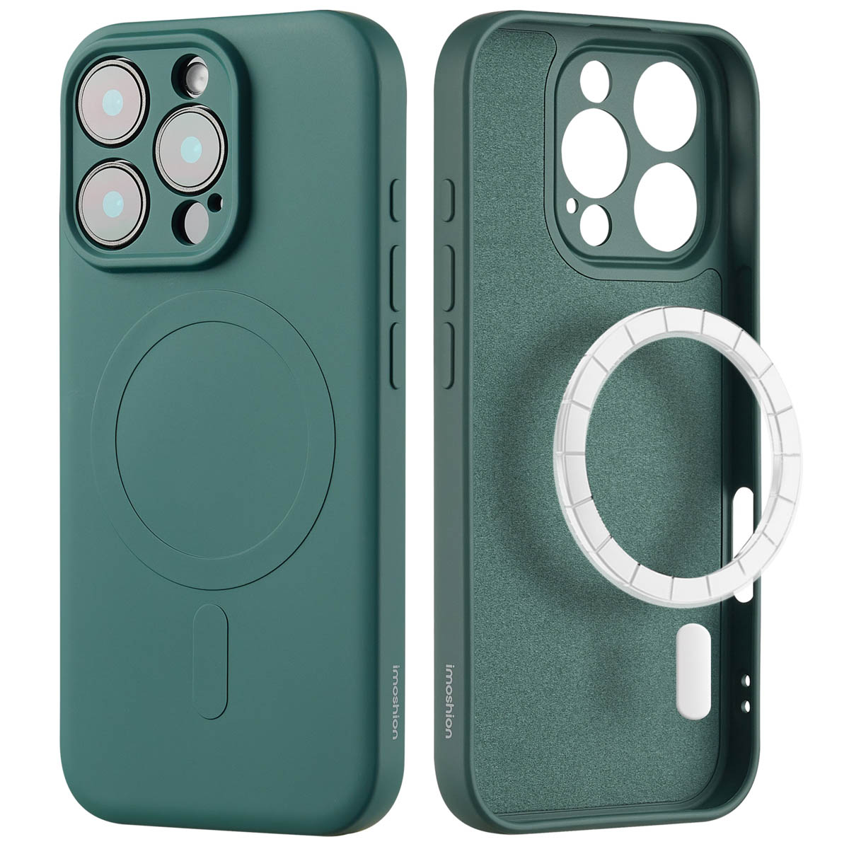 imoshion Color Back Cover mit MagSafe für das Apple iPhone 16 Pro - Dunkelgrün
