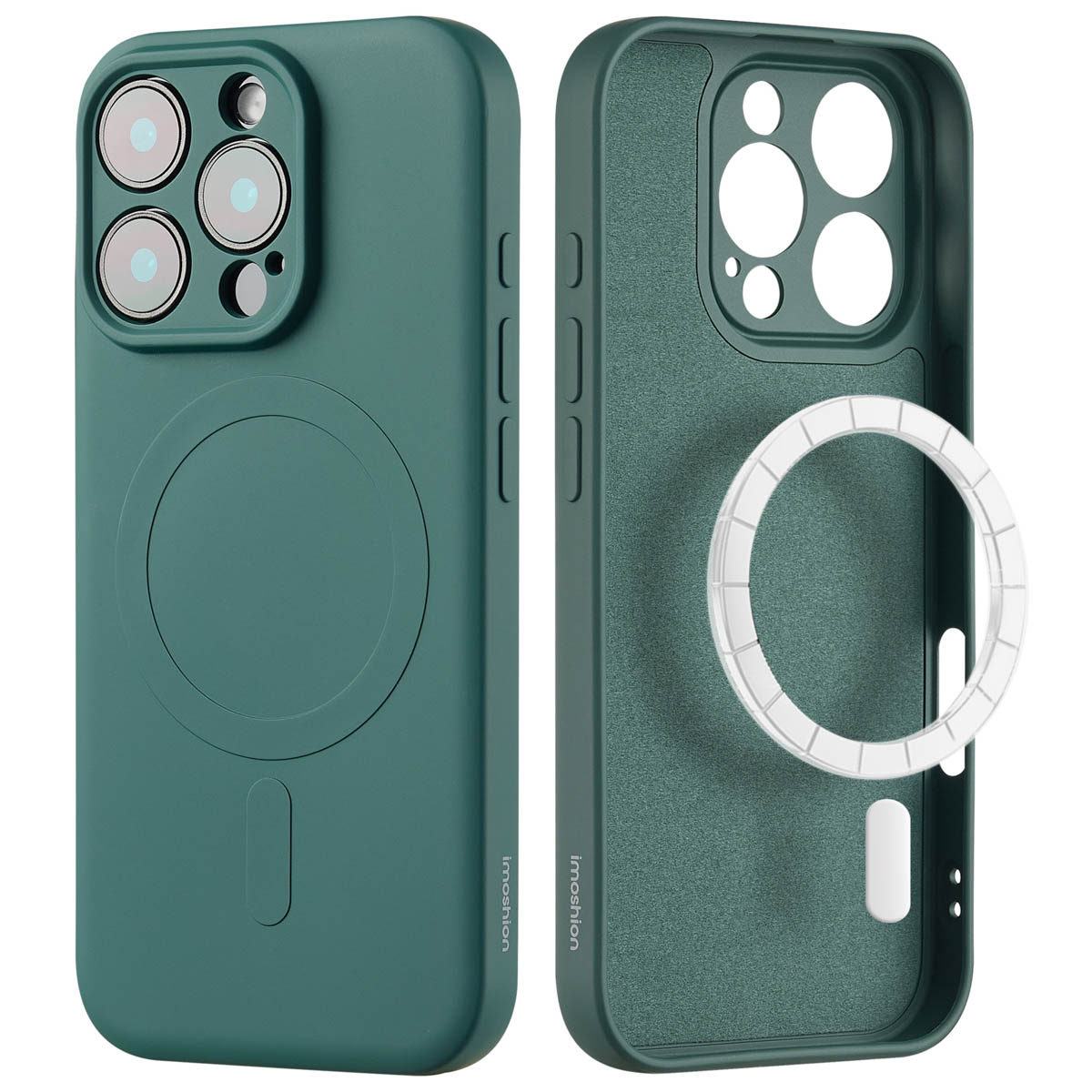 imoshion Color Back Cover mit MagSafe für das Apple iPhone 16 Pro Max - Dunkelgrün