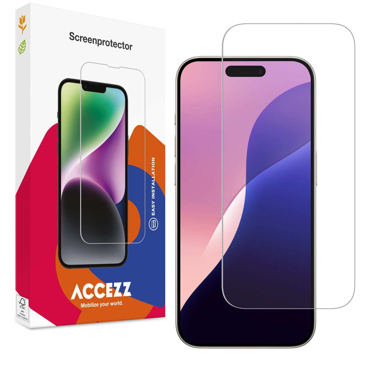 Accezz Screen Protector aus gehärtetem Glas für das Apple iPhone 18 Pro Max / 17 Pro Max / 16 Pro Max