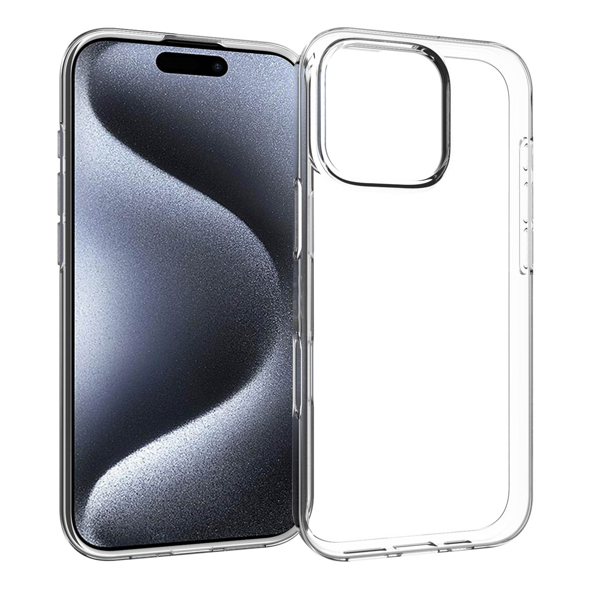 Accezz Clear TPU Backcover für das Apple iPhone 16 Pro - Transparent