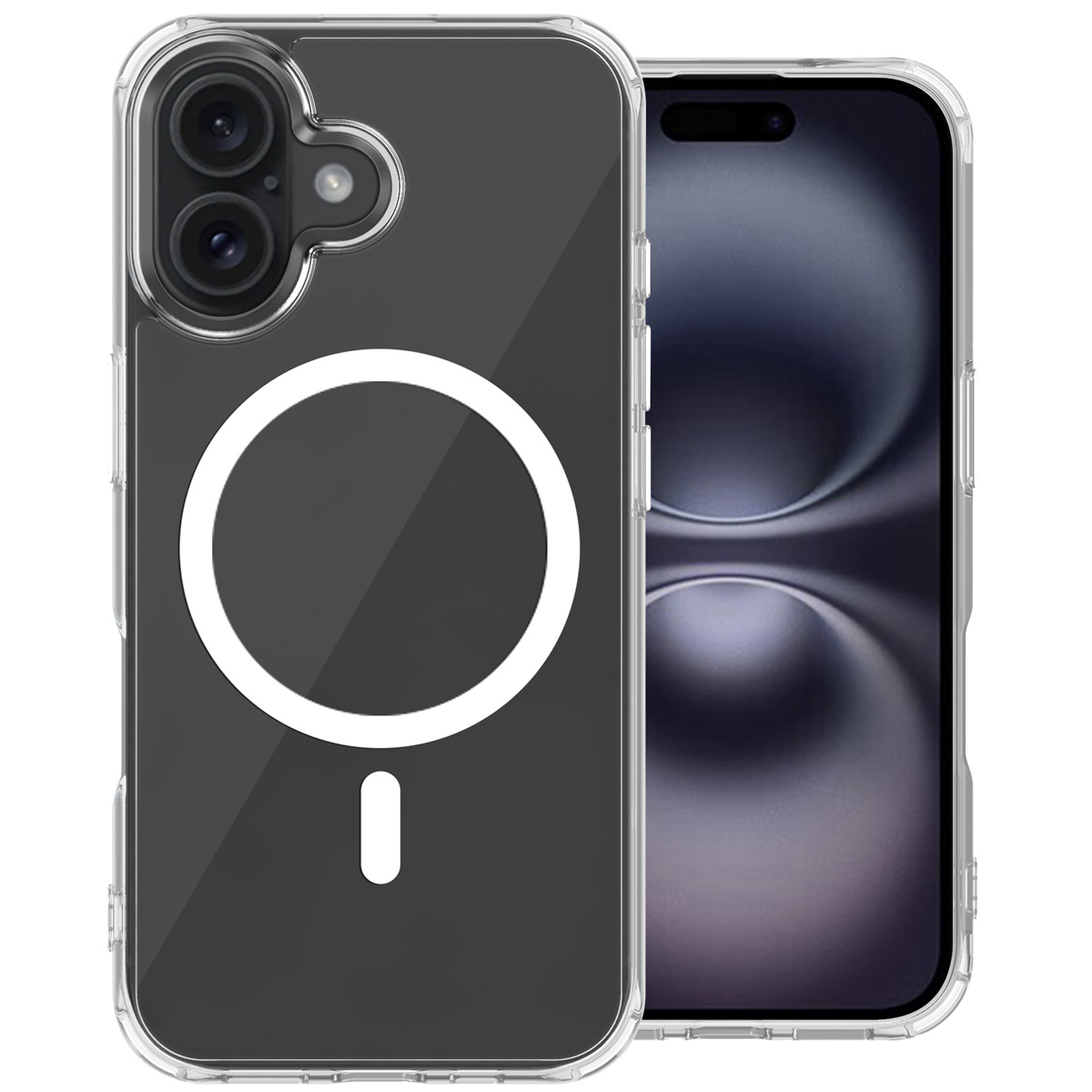 imoshion Backcover mit MagSafe für das Apple iPhone 16 Plus - Transparent