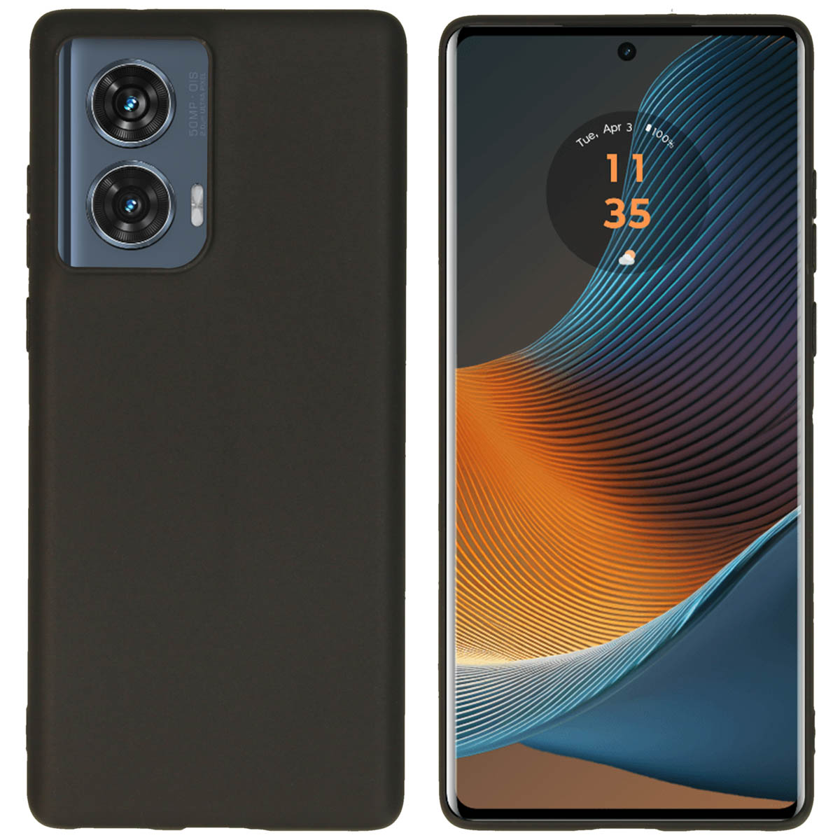 imoshion TPU Color Cover für das Motorola Edge 50 Fusion - Schwarz