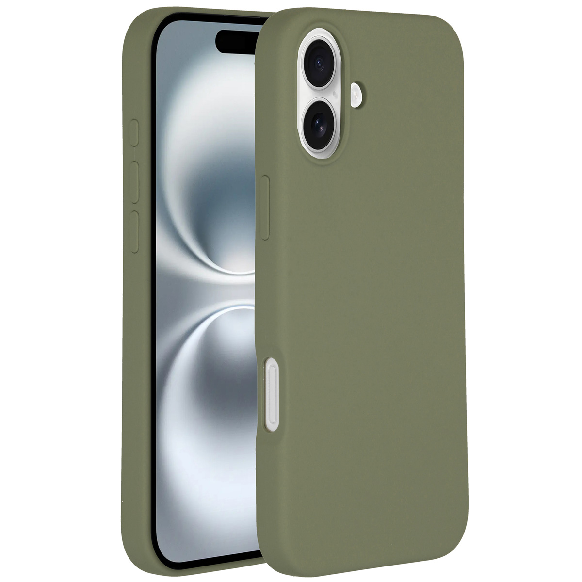 Accezz Liquid Silikoncase mit MagSafe für das Apple iPhone 16 - Cooper Green
