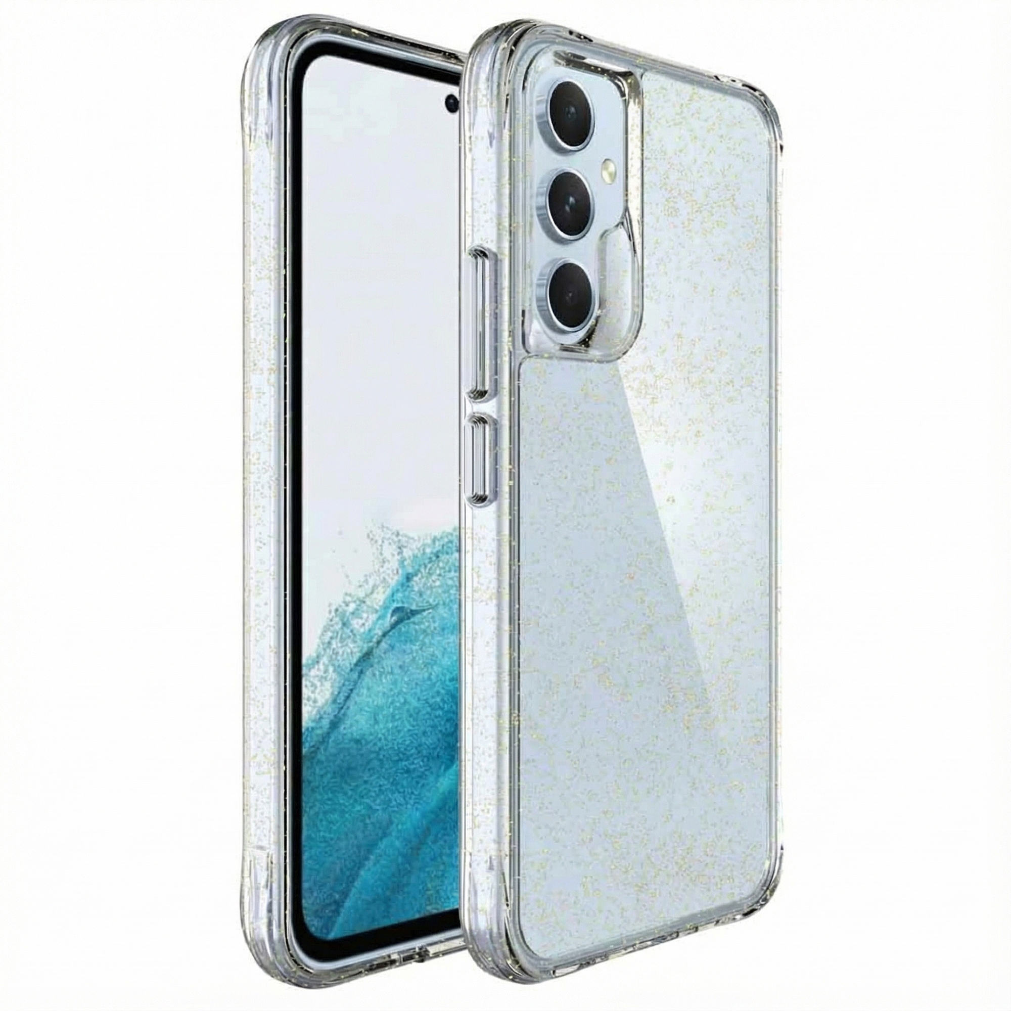 imoshion Klare Glitter Backcover für das Samsung Galaxy A54 (5G) - Gold