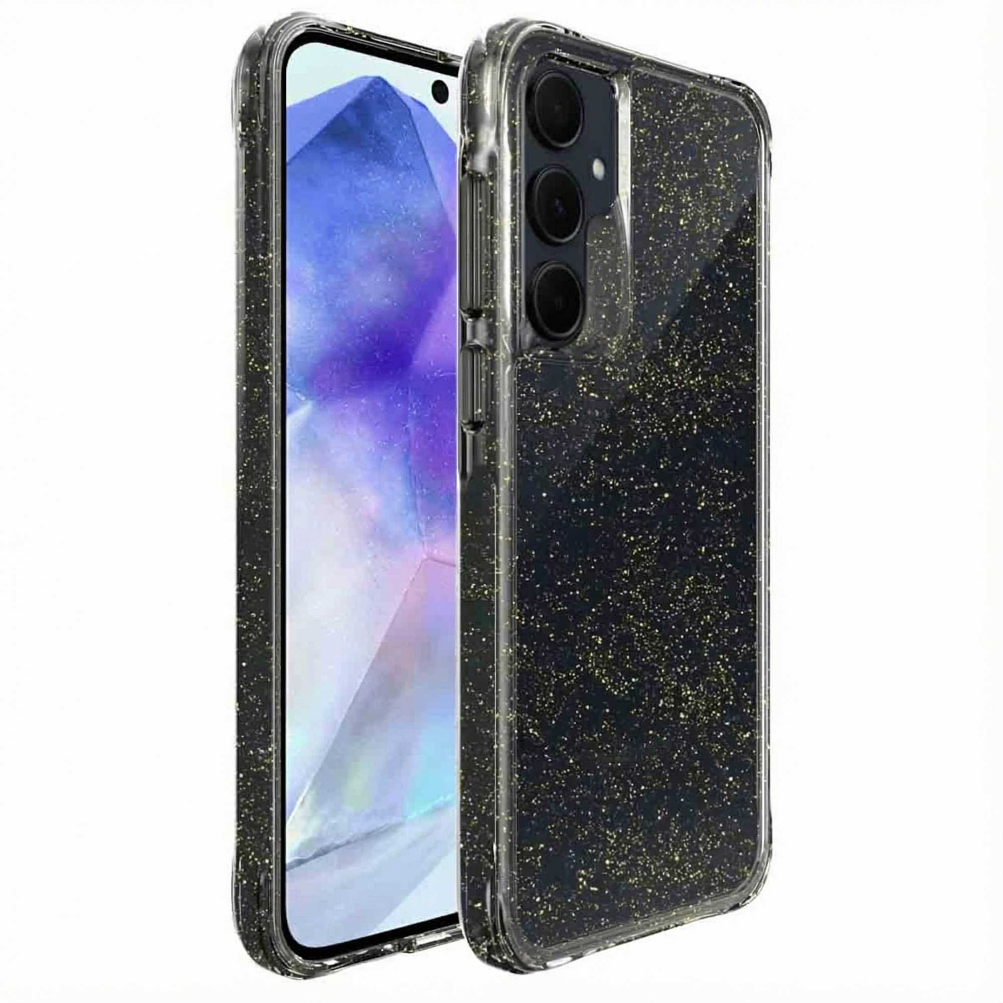 imoshion Klare Glitter Backcover für das Samsung Galaxy A55 - Gold