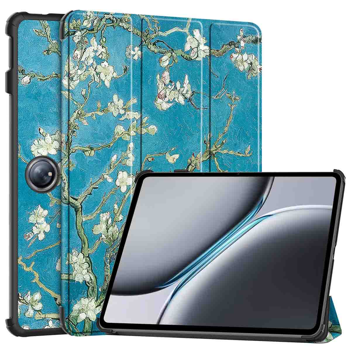imoshion Design Trifold Klaphülle für das OnePlus Pad 2 - Green Plant
