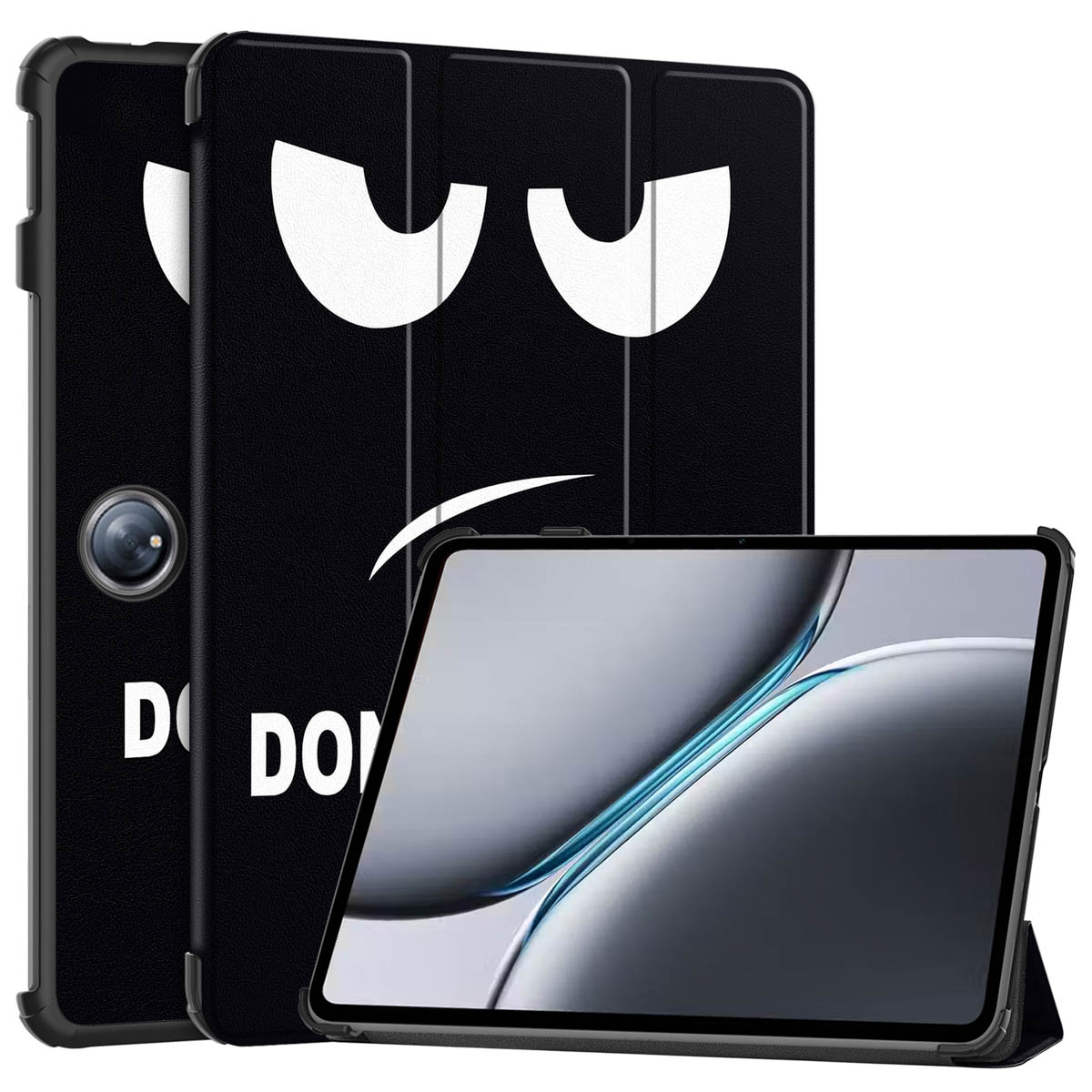 imoshion Design Trifold Klaphülle für das OnePlus Pad 2 - Don't touch