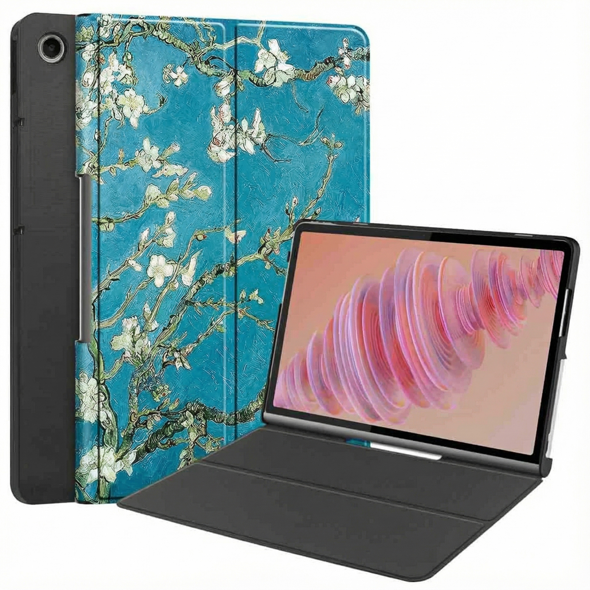 imoshion Design Klapphülle für das Lenovo Tab Plus - Green Plant