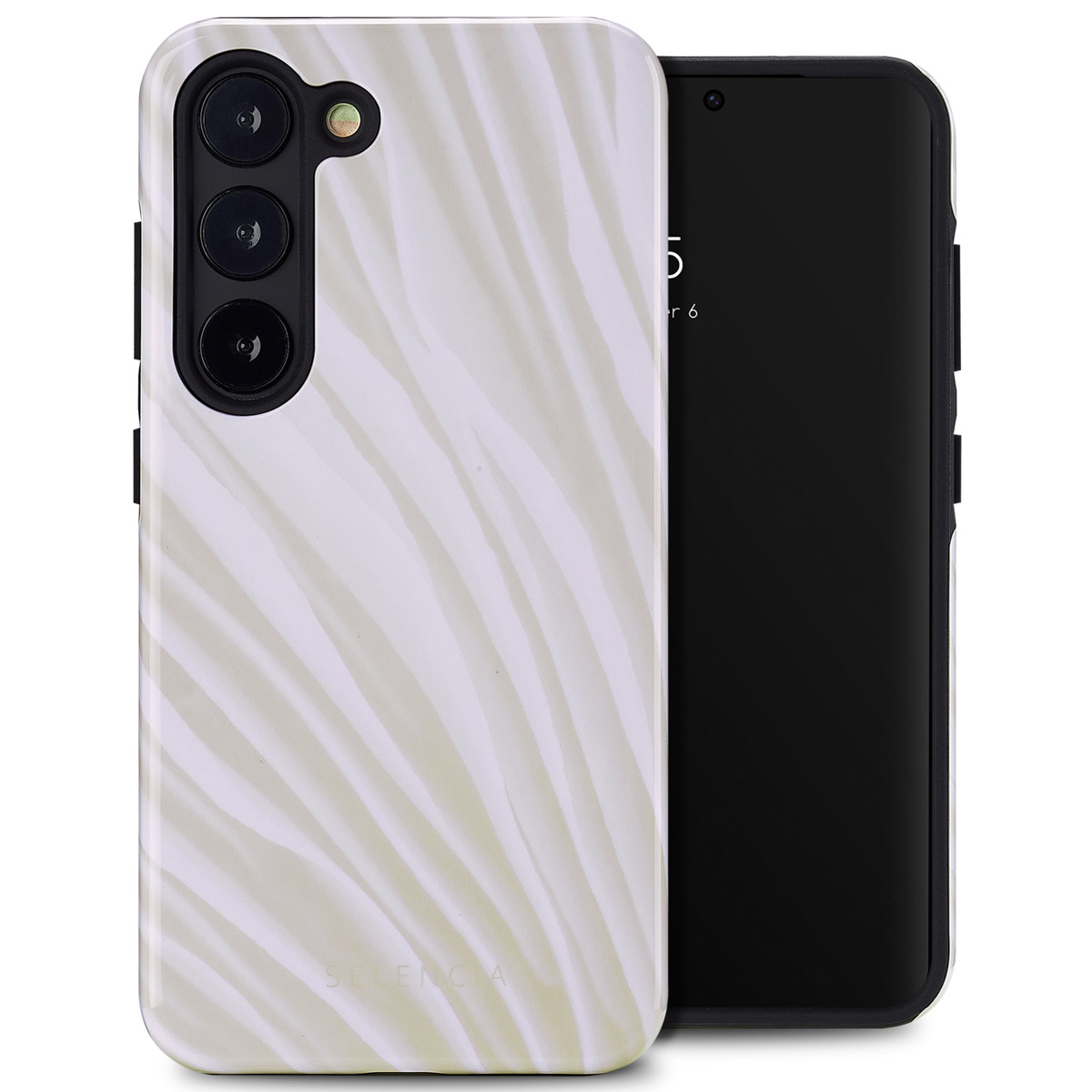 Selencia Vivid Back Cover für das Samsung Galaxy S23 - Nature Light Brown