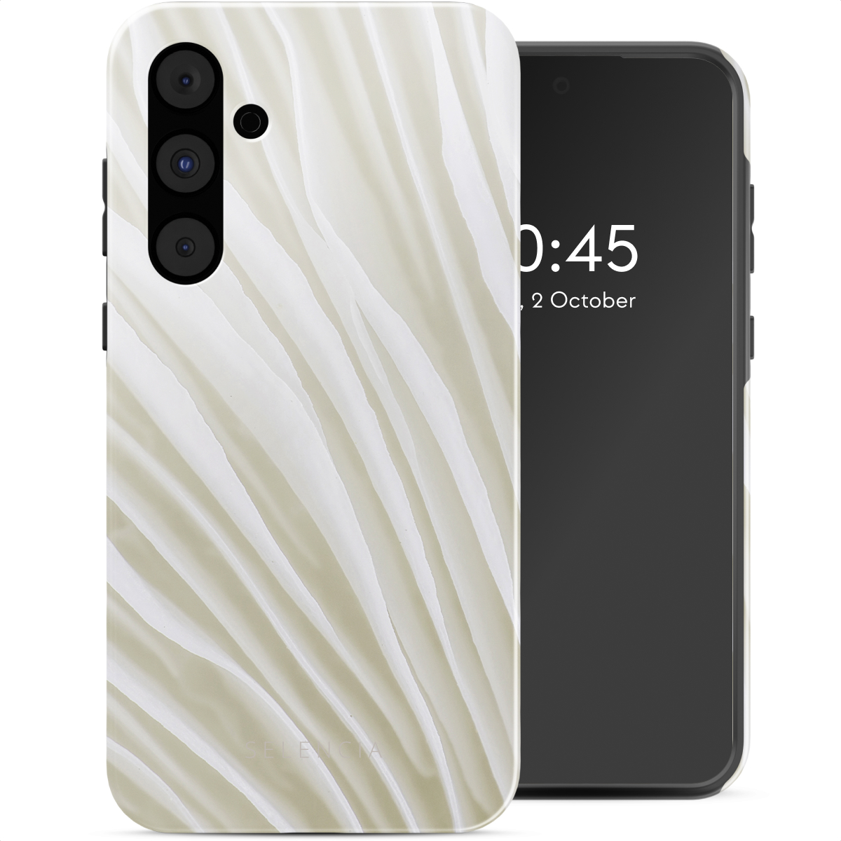 Selencia Vivid Back Cover für das Samsung Galaxy A55 - Nature Light Brown