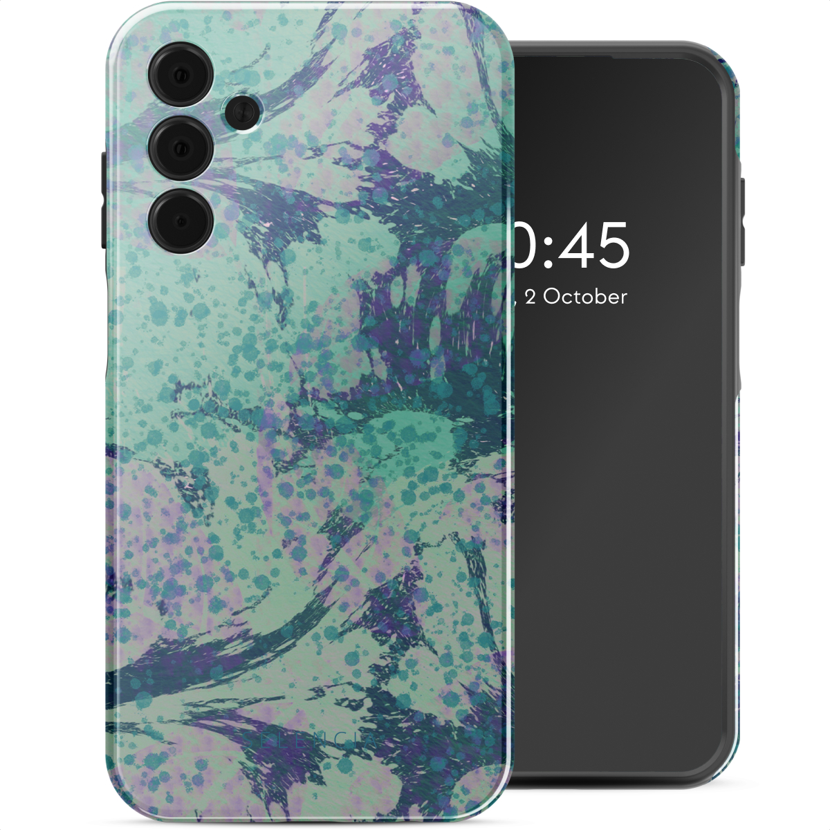 Selencia Vivid Back Cover für das Samsung Galaxy A15 (5G) - Fresh Paint Green
