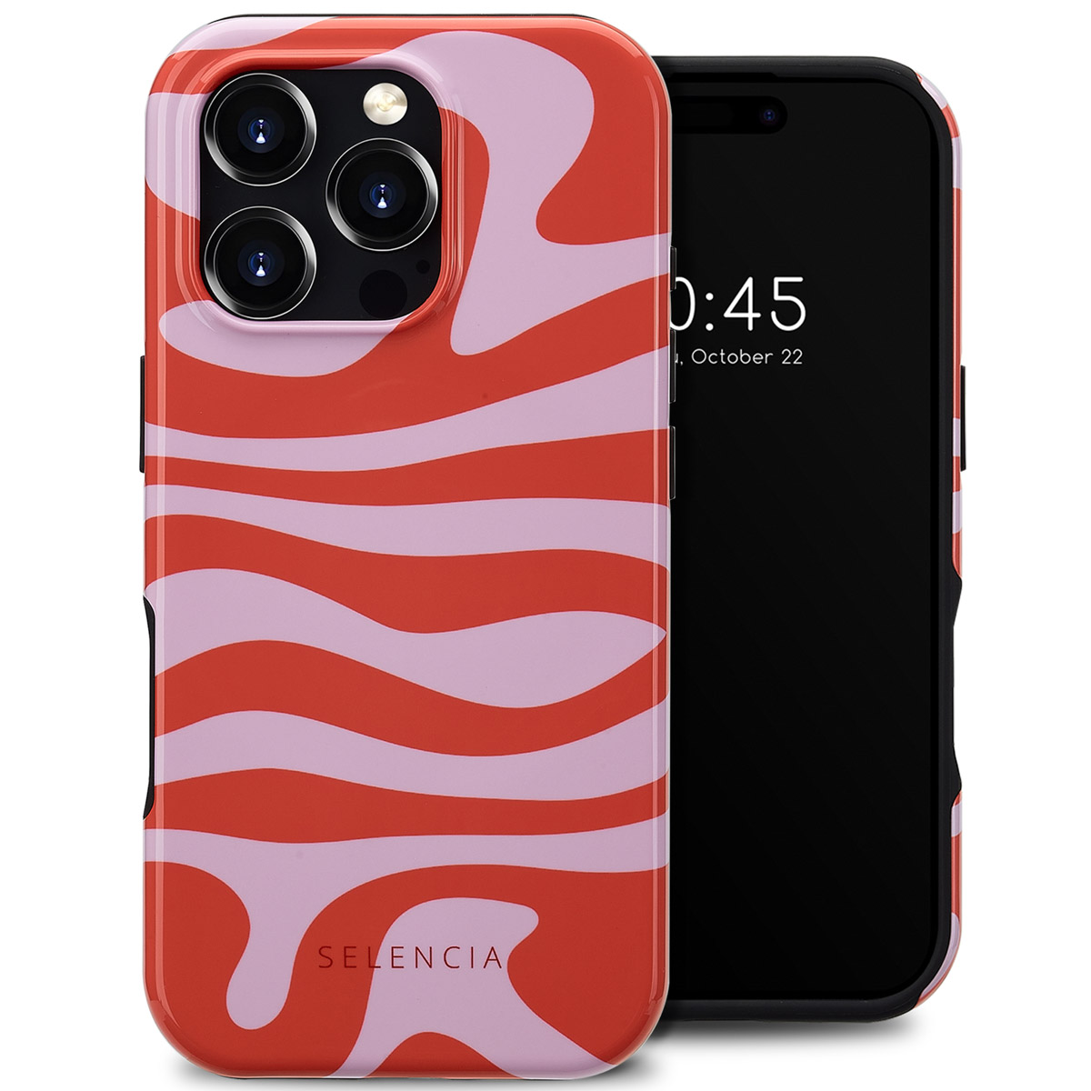 Selencia Vivid Rückabdeckung mit MagSafe für das Apple iPhone 16 Pro - Dream Swirl Pink