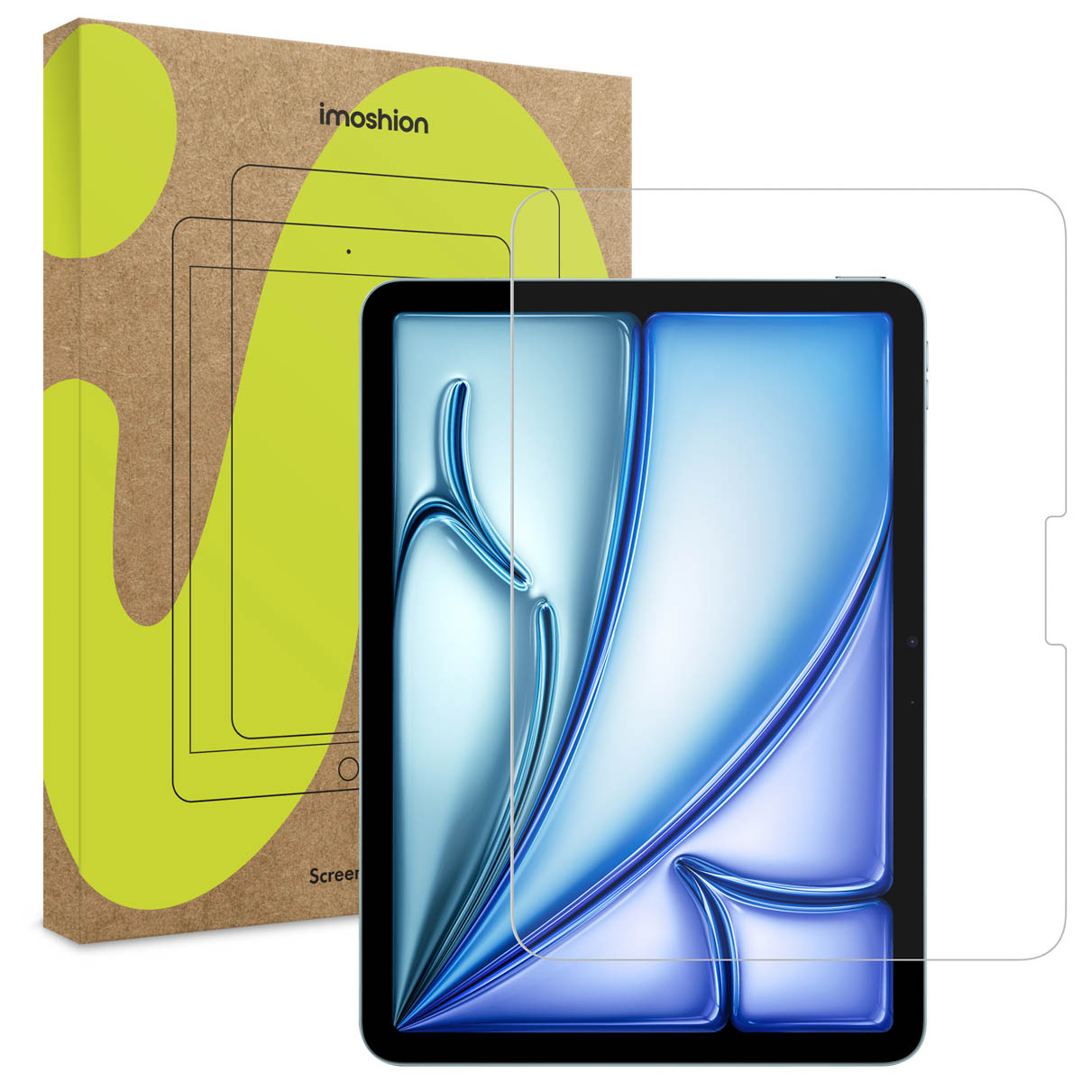 imoshion Displayschutz aus gehärtetem Glas für das Apple iPad Air 11 Zoll (2026) M4 / (2025) M3 / (2024) M2 / iPad 11 (2025) A16 / iPad 10 (2022)