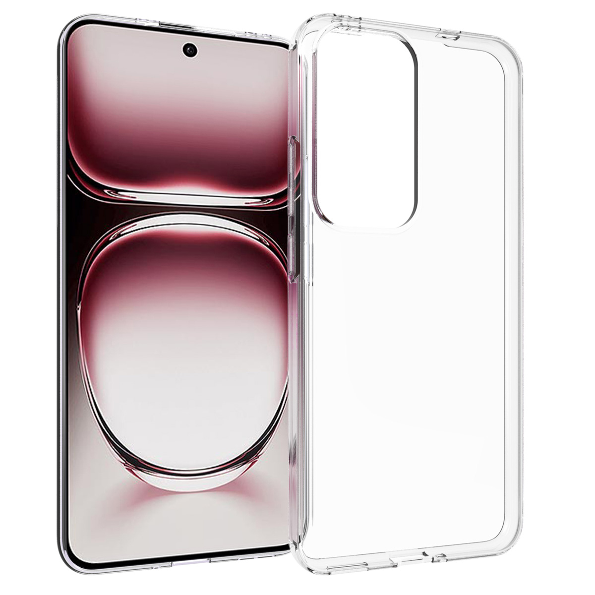 Accezz Clear TPU Backcover für das Oppo Reno 12 Pro - Transparent