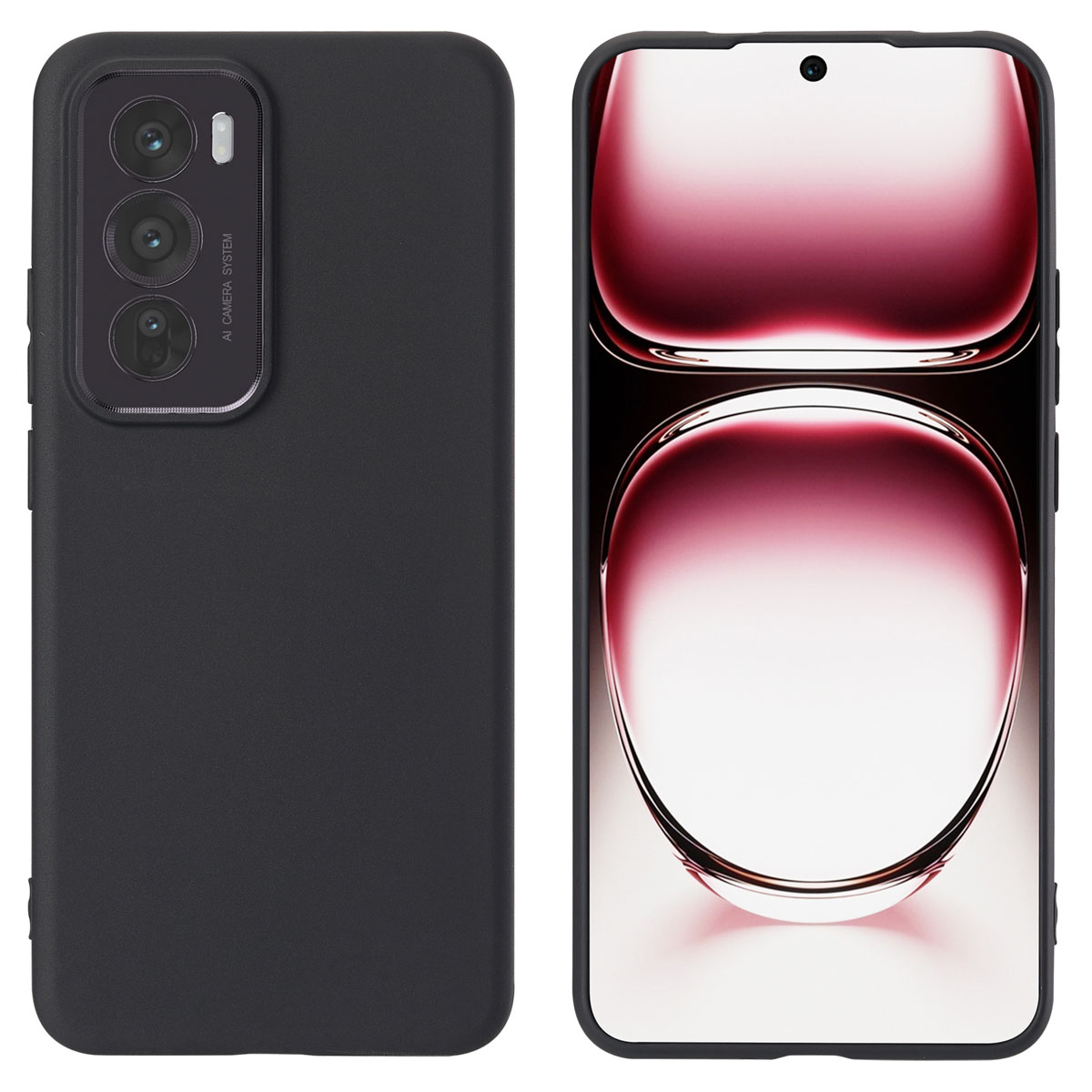 imoshion TPU Color Cover für das Oppo Reno 12 Pro - Schwarz