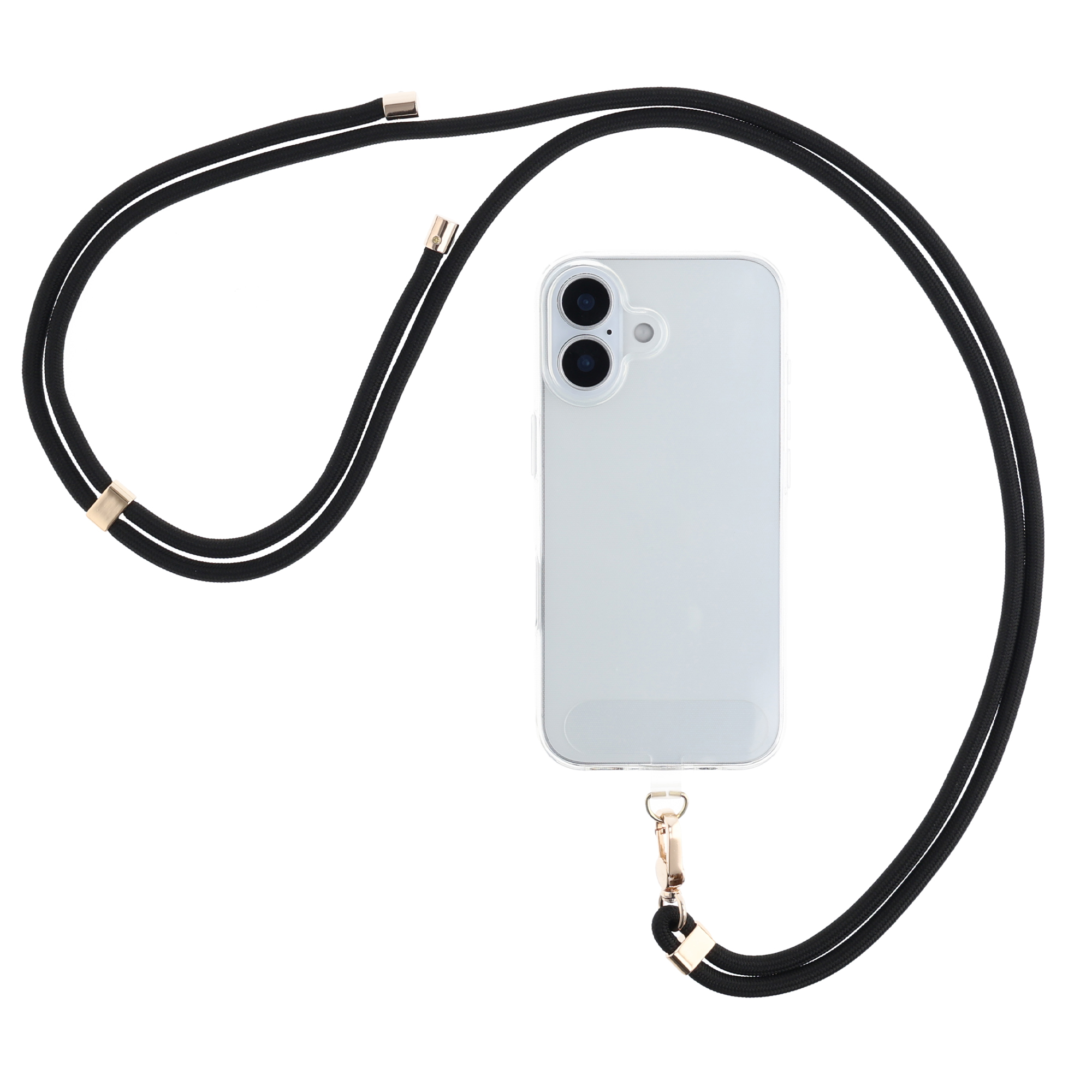 Selencia Universal-Handykette - Schwarz