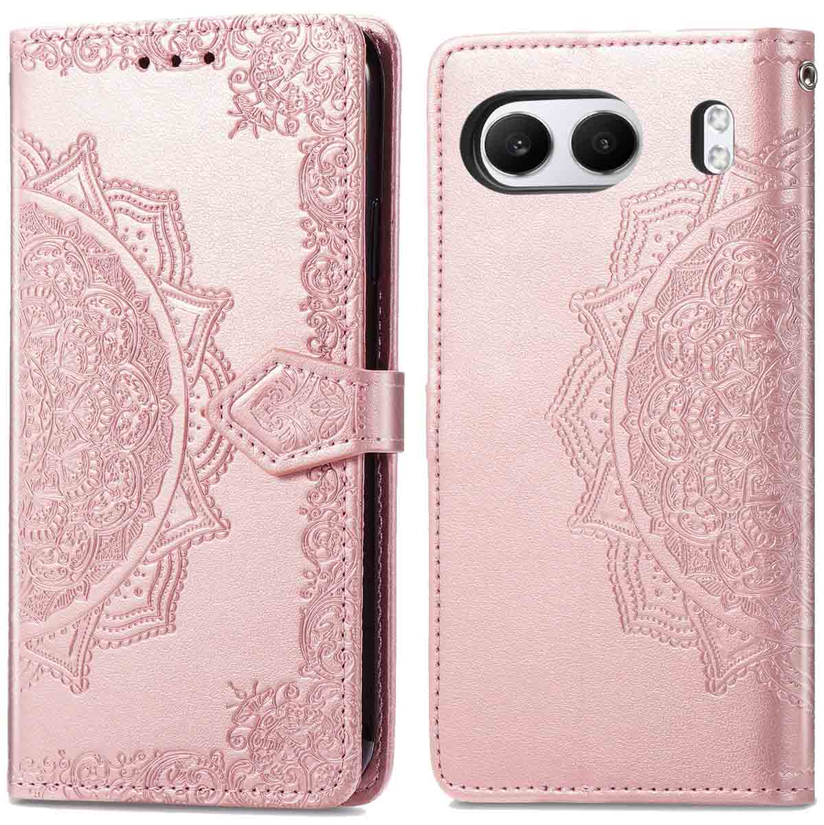 imoshion Mandala Klapphülle für das OnePlus Nord 4 - Rosé gold
