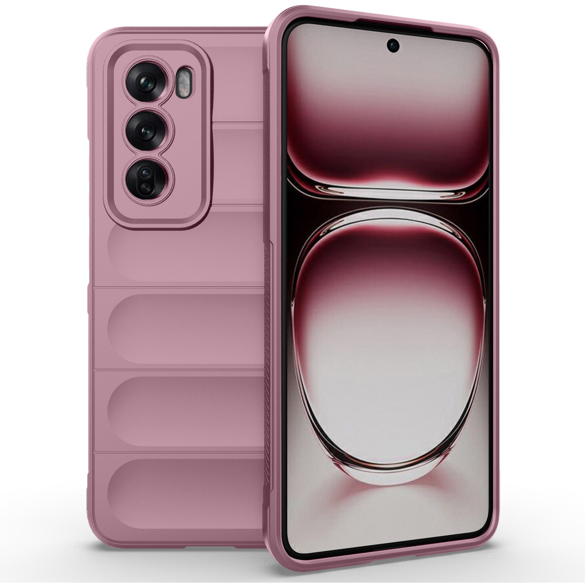 imoshion EasyGrip Backcover für das Oppo Reno 12 Pro - Violett