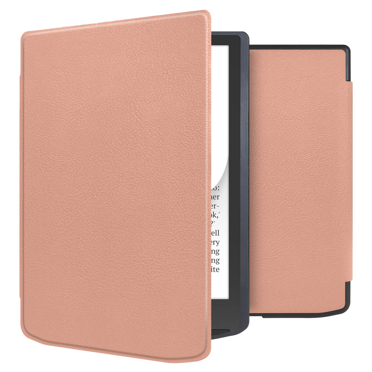 imoshion Slim Soft Case Klapphülle für das Pocketbook InkPad Color 3 / InkPad 4 - Rosé gold