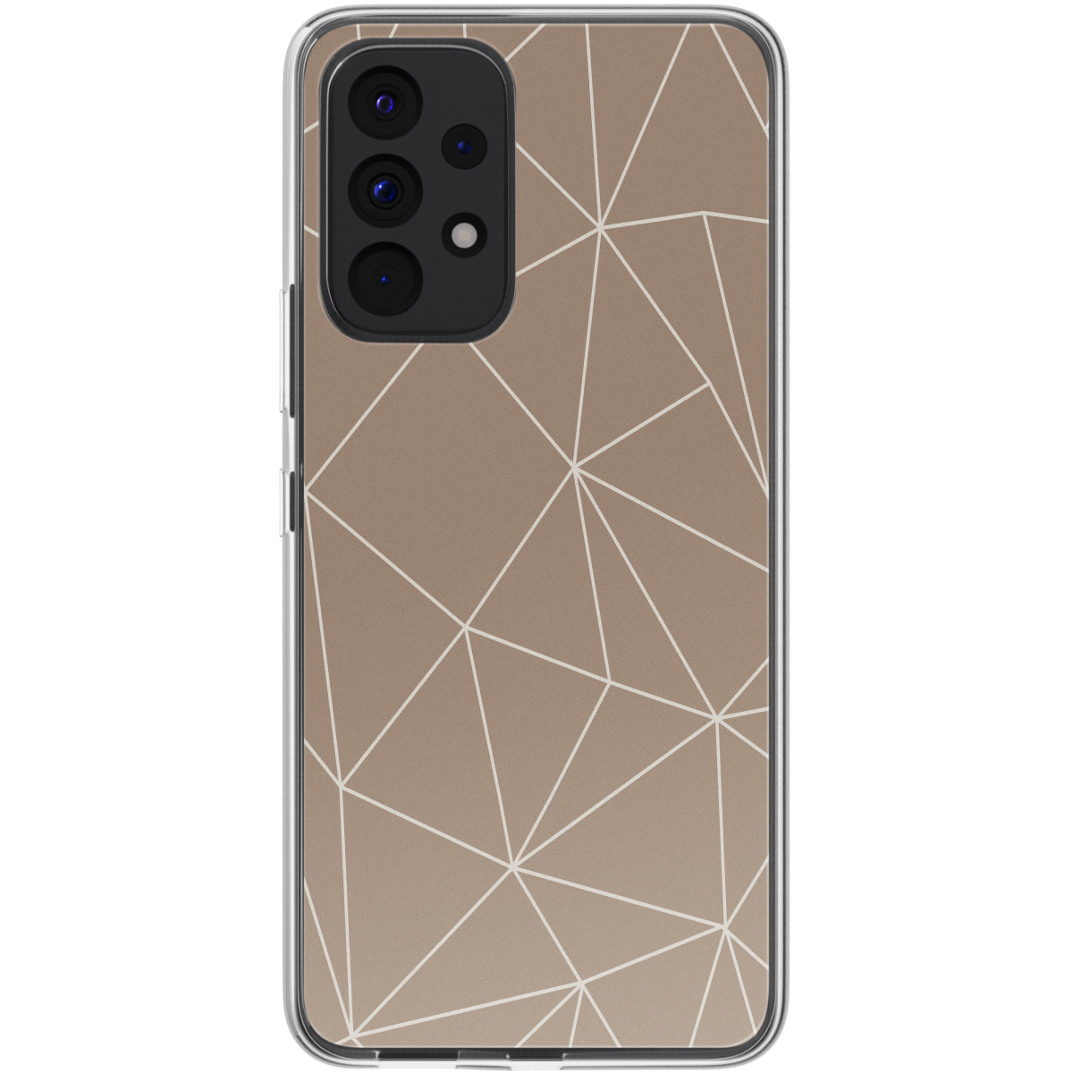 imoshion Design Hülle für das Samsung Galaxy A53 - Graphic Lines Beige