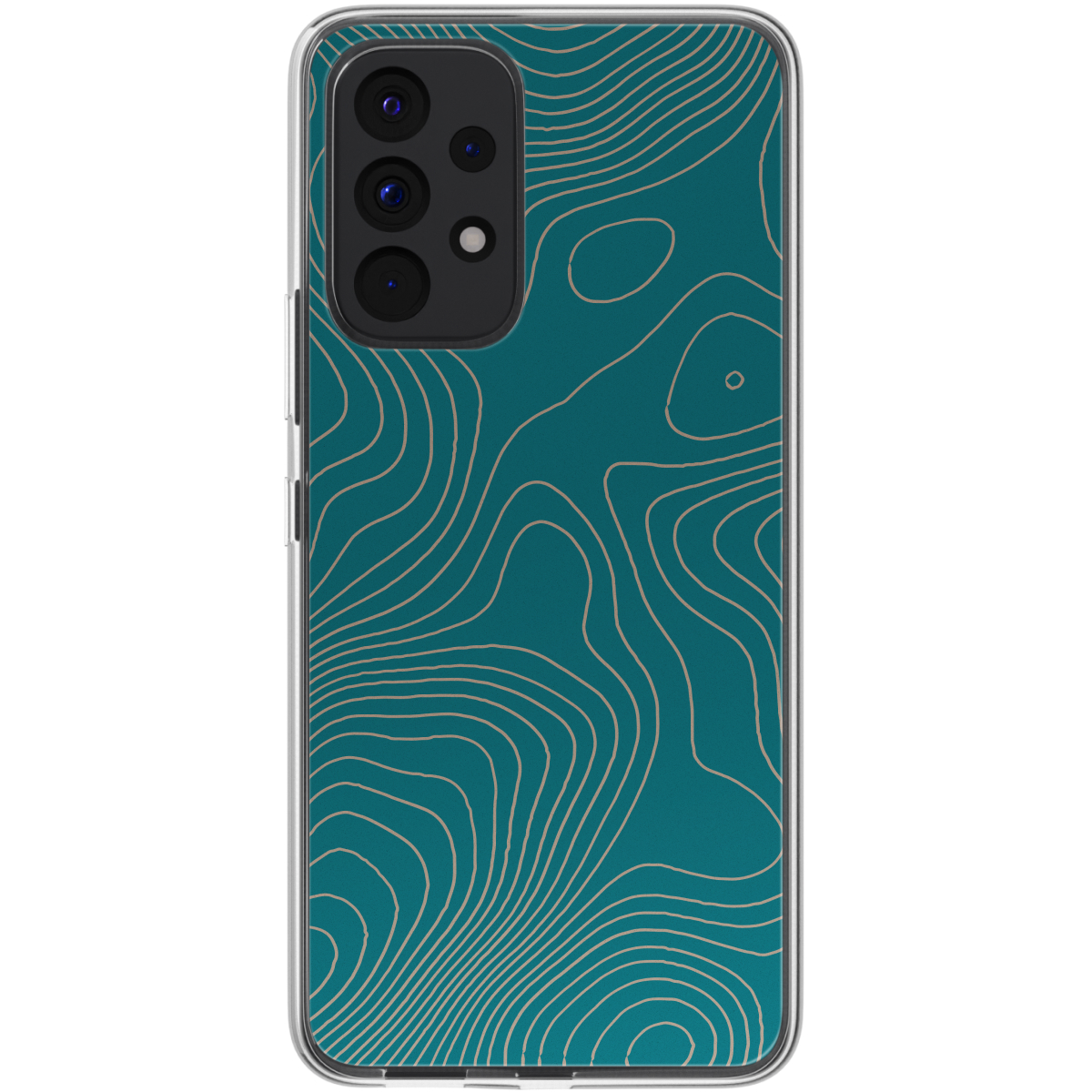 imoshion Design Hülle für das Samsung Galaxy A53 - Topo Turquoise