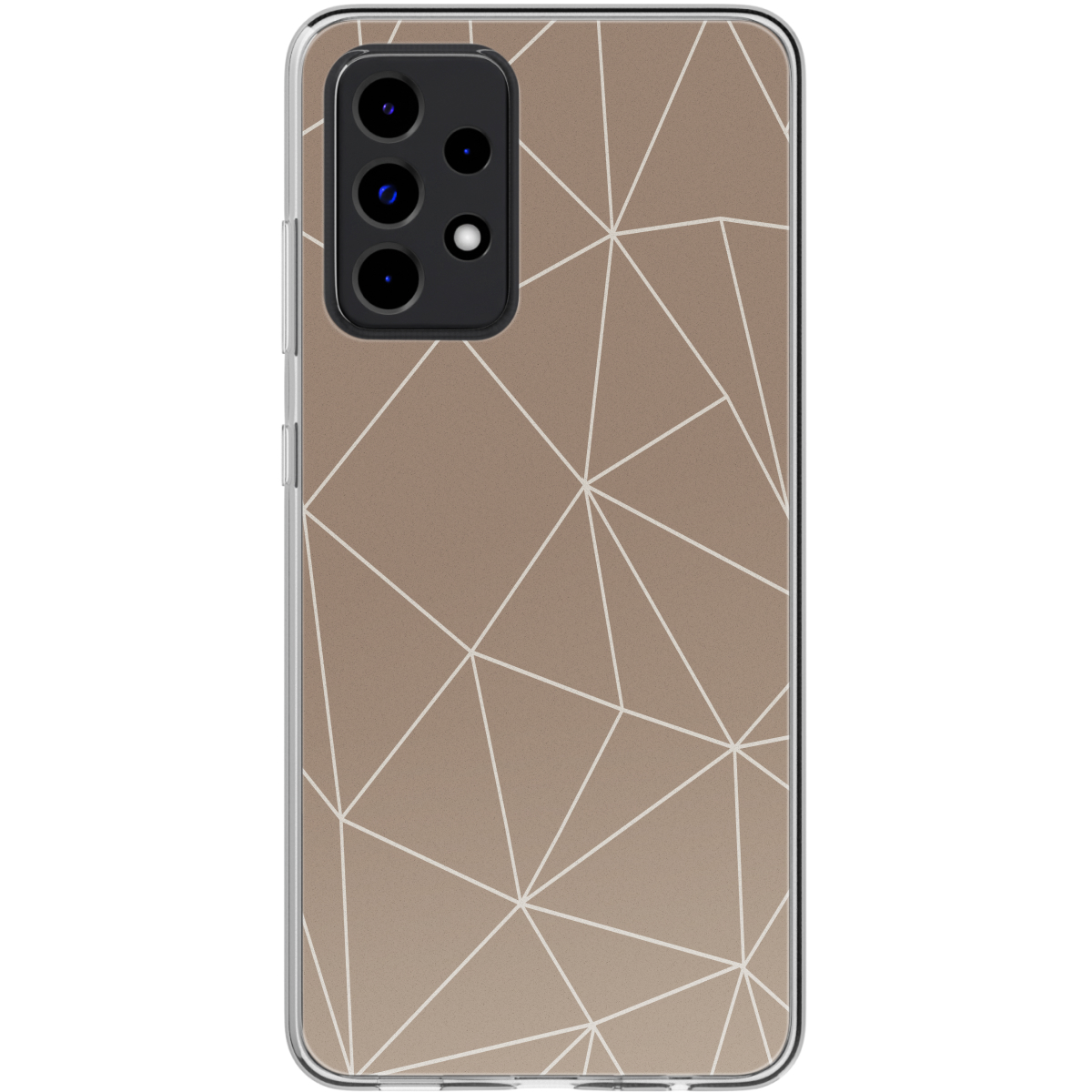 imoshion Design Hülle für das Samsung Galaxy A52(s) (5G/4G) - Graphic Lines Beige