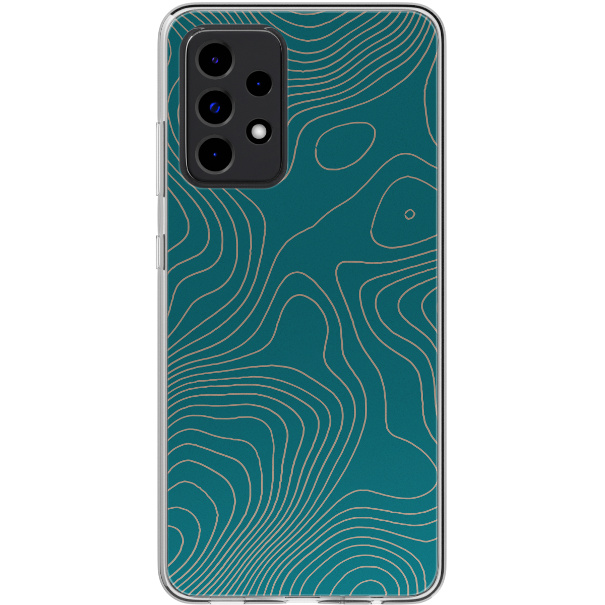 imoshion Design Hülle für das Samsung Galaxy A52(s) (5G/4G) - Topo Turquoise