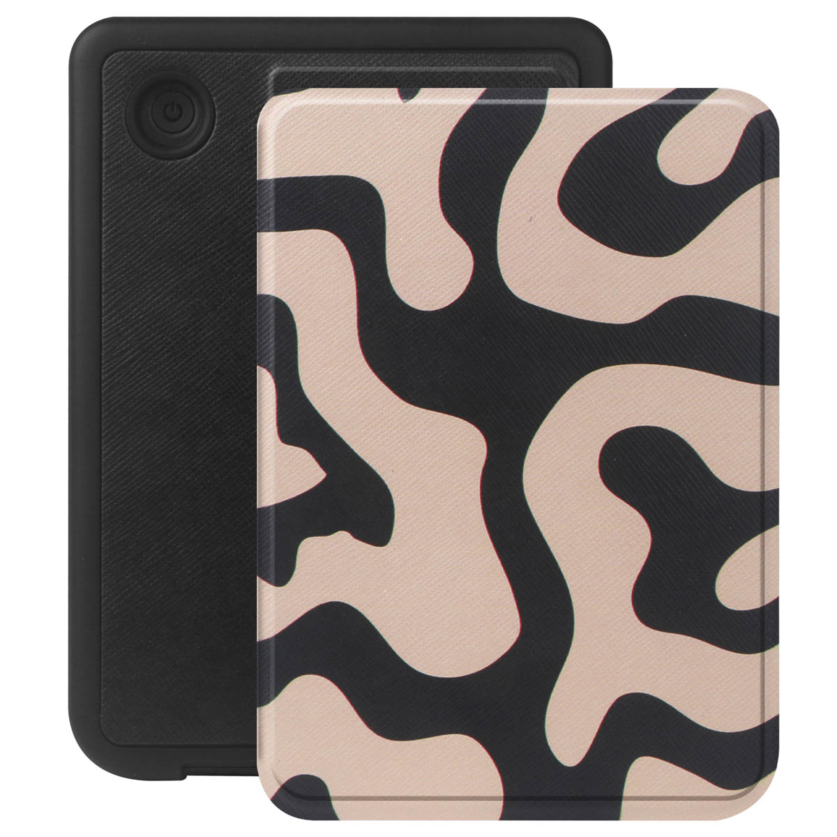 Selencia Vivid Klapphülle für das Kobo Clara Colour / Clara BW - Art Wave Black