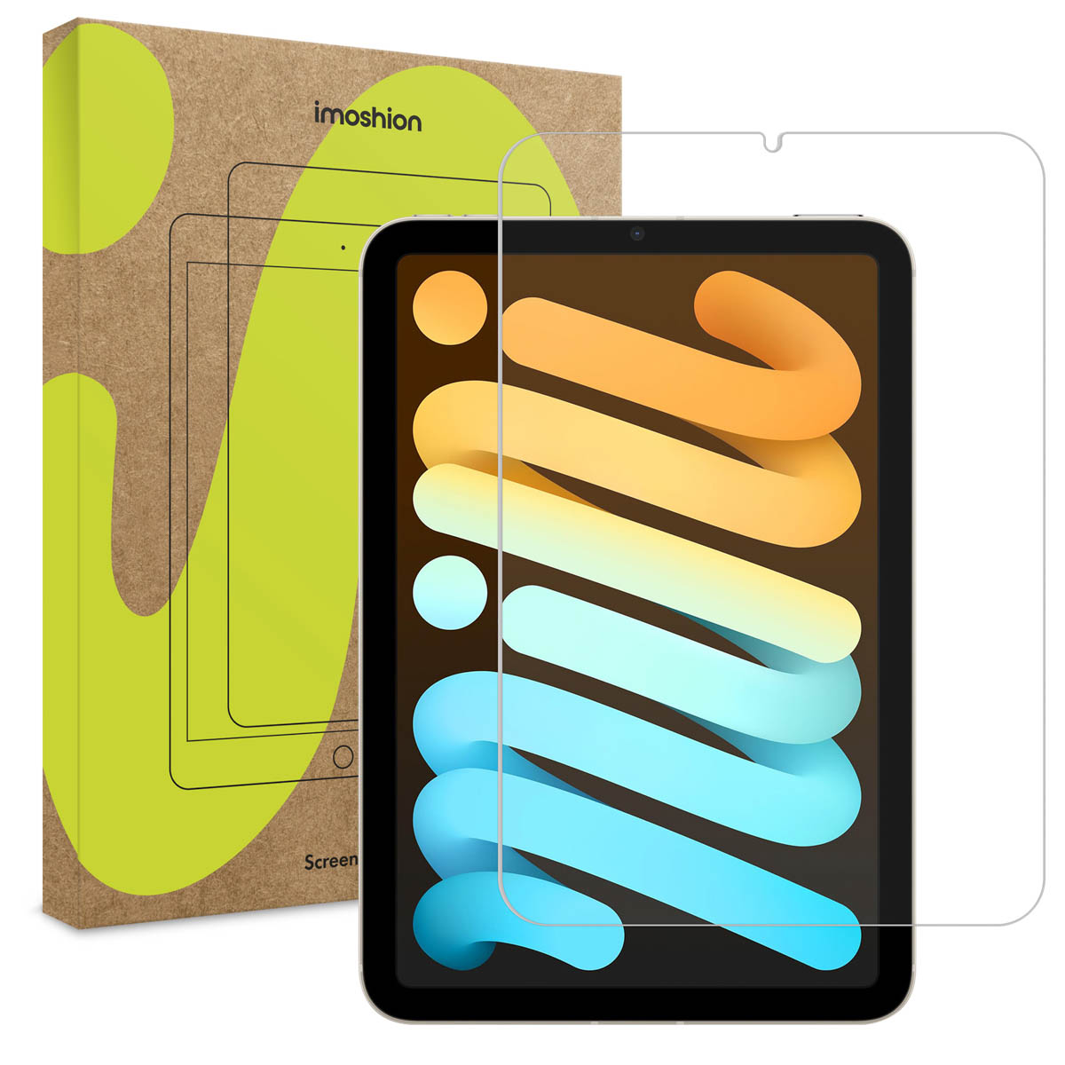 imoshion Displayschutz aus gehärtetem Glas für das Apple iPad Mini 7 (2024) / iPad Mini 6 (2021)