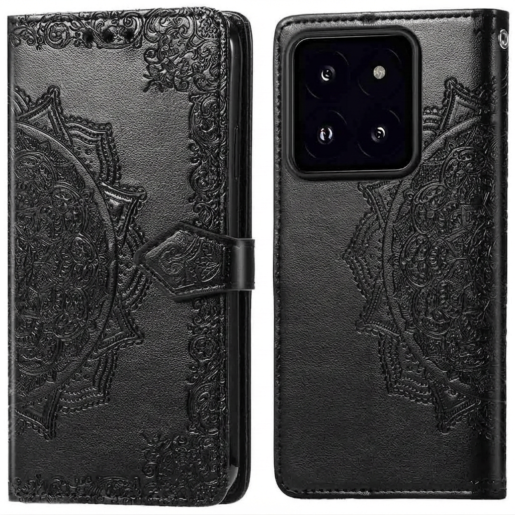 imoshion Mandala Klapphülle für das Xiaomi 14T Pro - Schwarz