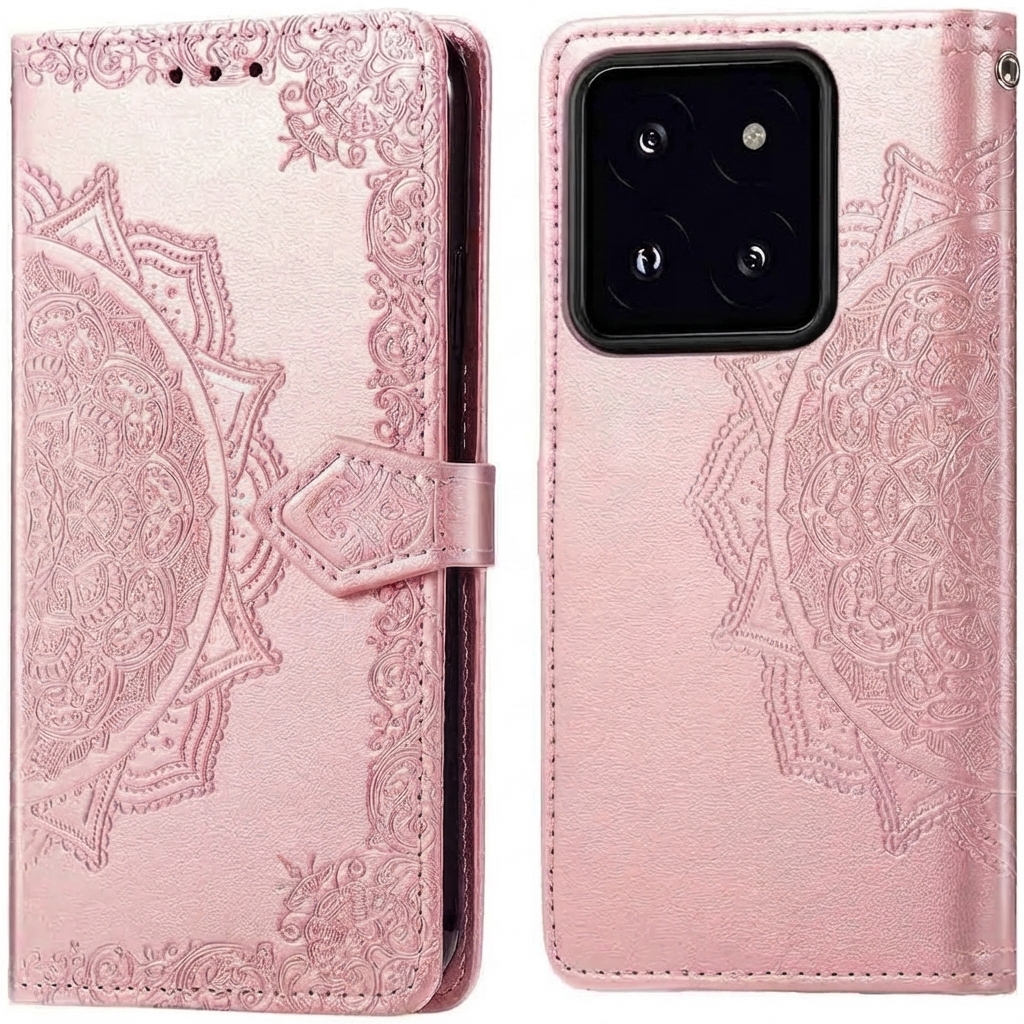 imoshion Mandala Klapphülle für das Xiaomi 14T - Rosé gold