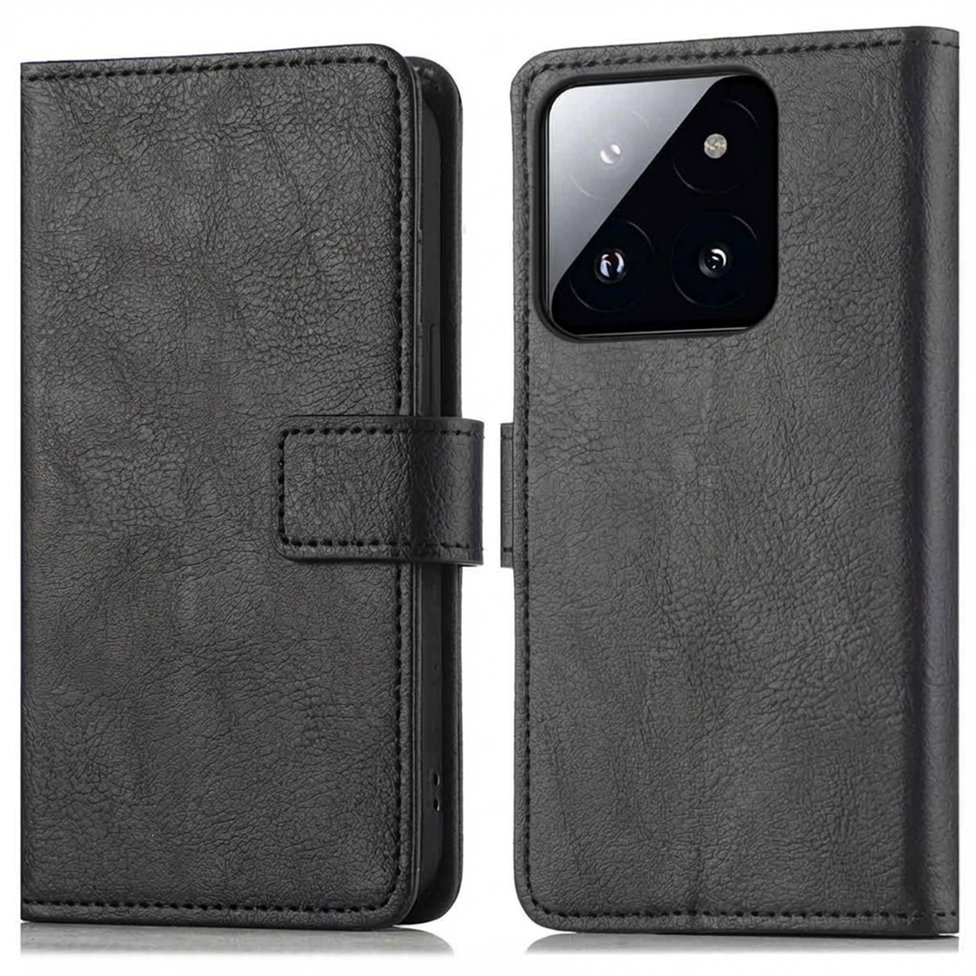 imoshion Luxuriöse Klapphülle für das Xiaomi 14T Pro - Schwarz