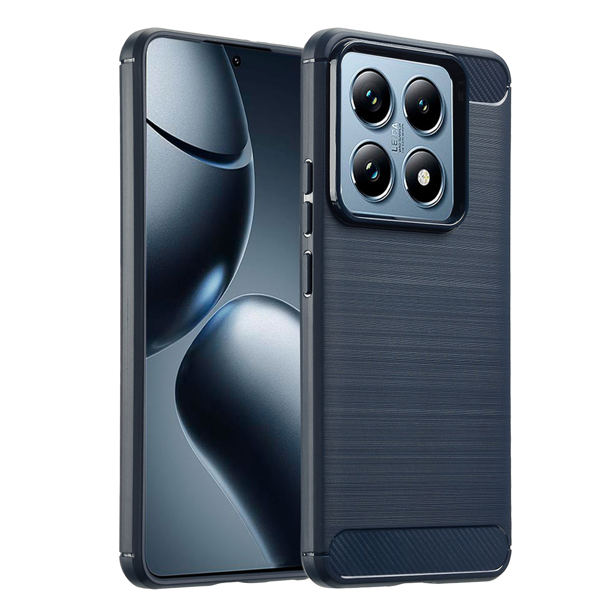 imoshion Brushed Back Cover für das Xiaomi 14T Pro - Dunkelblau