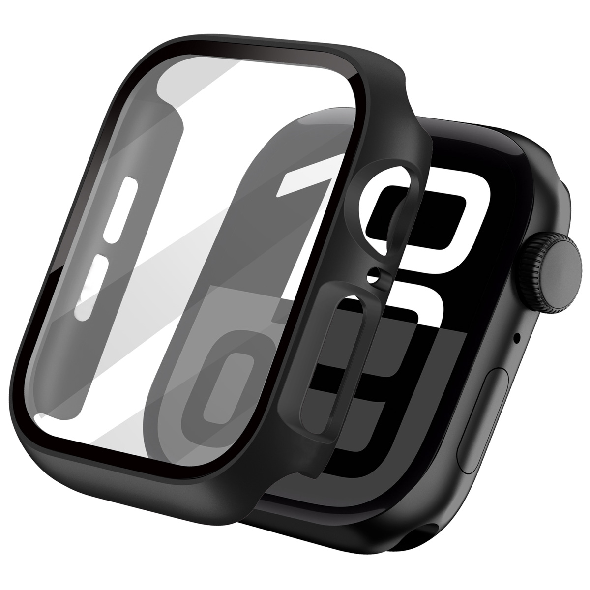 imoshion Full Cover Hard Case für das Apple Watch 10 / 11 - 42 mm - Schwarz