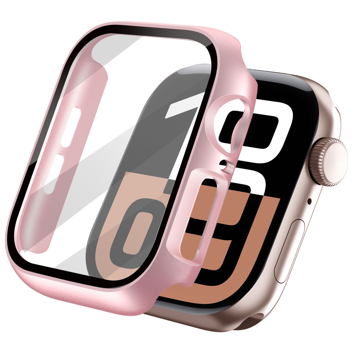 imoshion Full Cover Hard Case für das Apple Watch 10 / 11 - 42 mm - Rose Gold