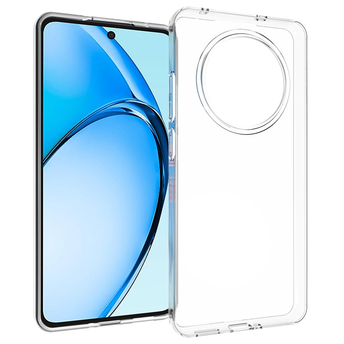 Accezz Clear TPU Backcover für das Oppo Reno 12F 5G - Transparent