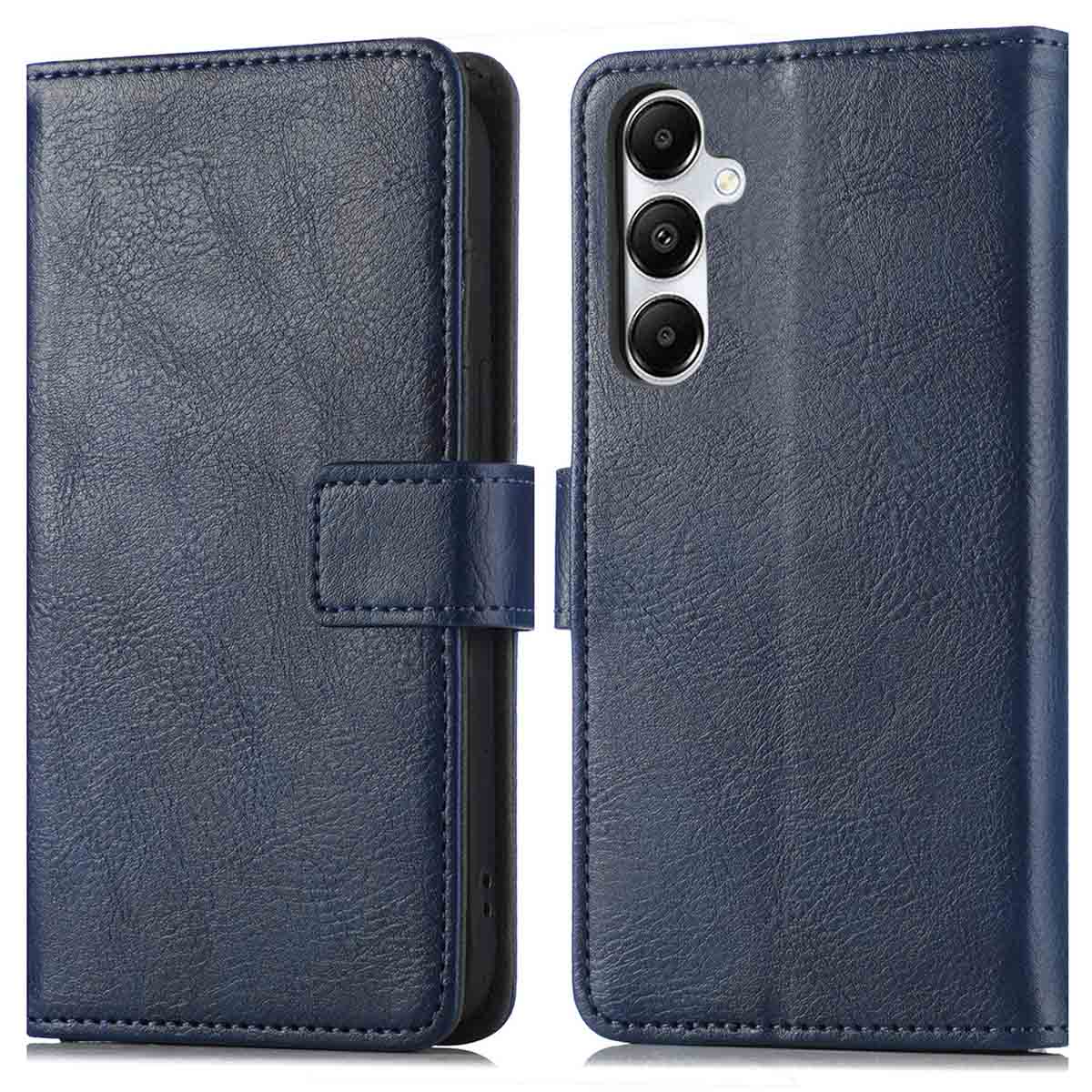 imoshion Luxuriöse Klapphülle für das Samsung Galaxy S25 / S24 - Dunkelblau