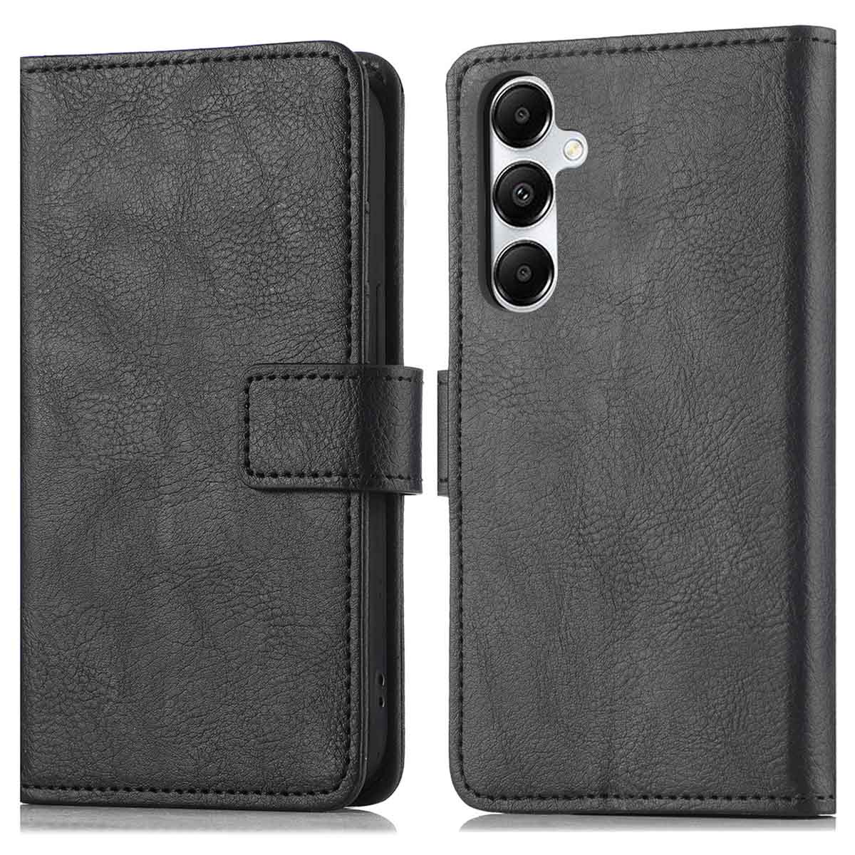 imoshion Luxuriöse Klapphülle für das Samsung Galaxy S25 / S24 - Schwarz