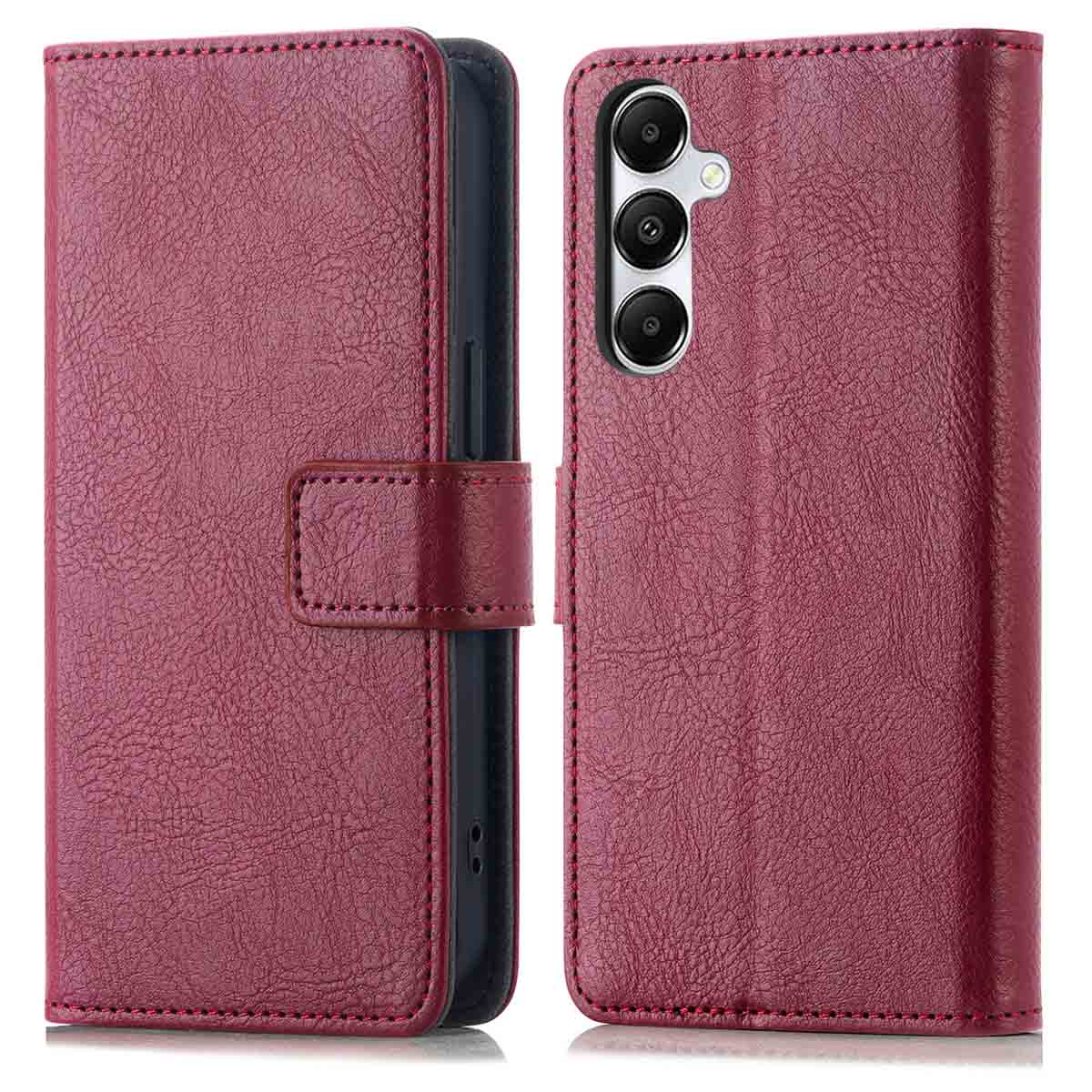 imoshion Luxuriöse Klapphülle für das Samsung Galaxy S25 / S24 - Bordeaux