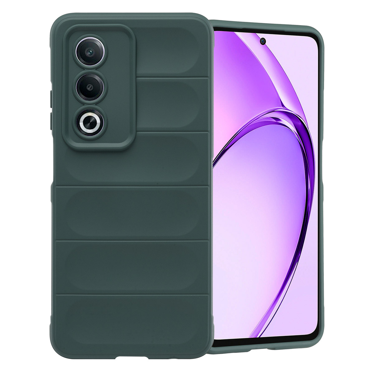 imoshion EasyGrip Backcover für das Oppo A80 5G - Dunkelgrün