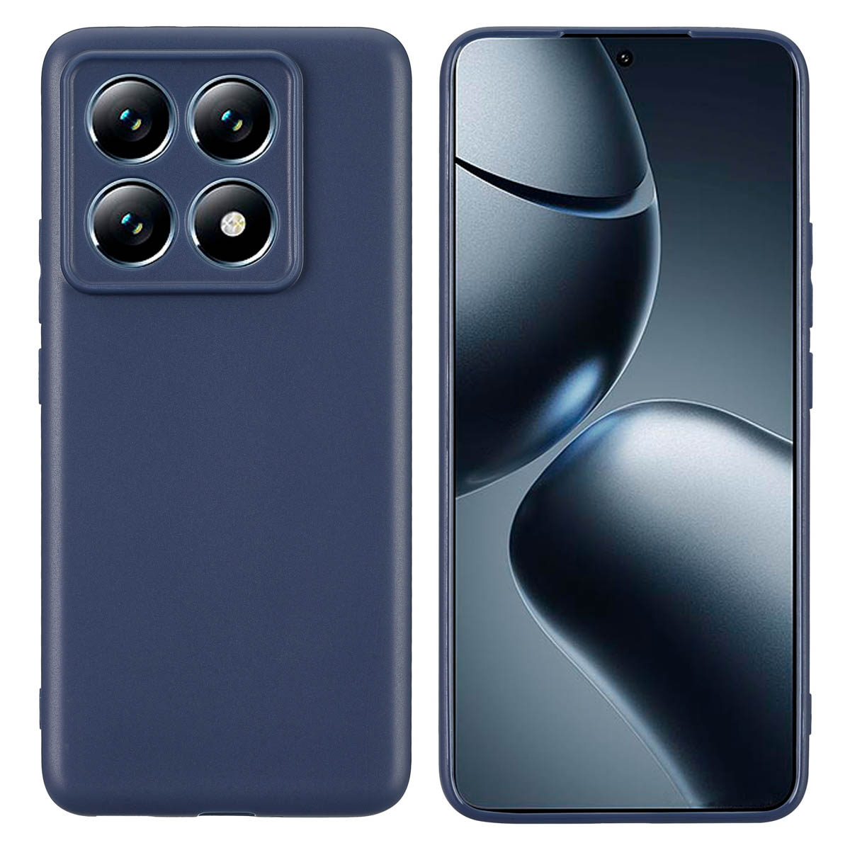 imoshion TPU Color Cover für das Xiaomi 14T Pro - Dunkelblau