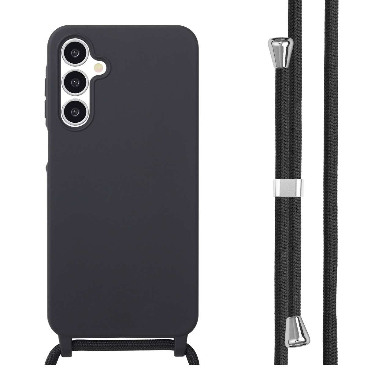 imoshion SilikonHülle mit Band für das Samsung Galaxy A16 - Schwarz