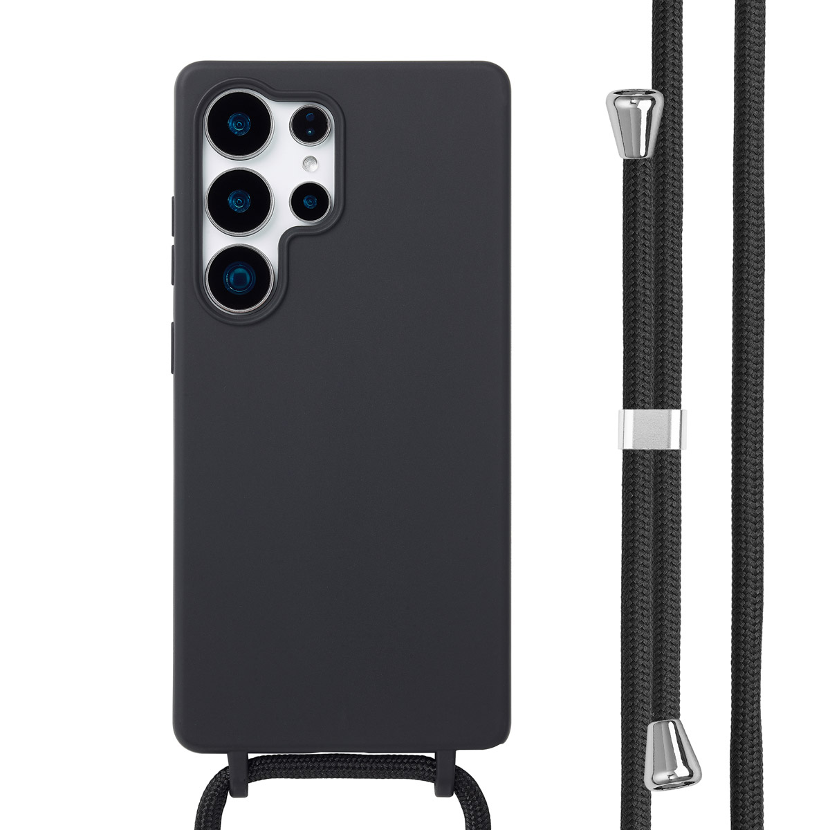 imoshion SilikonHülle mit Band für das Samsung Galaxy S25 Ultra - Schwarz