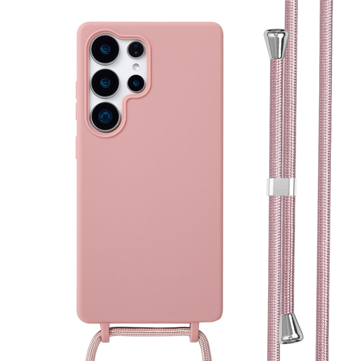 imoshion SilikonHülle mit Band für das Samsung Galaxy S25 Ultra - Sand Pink